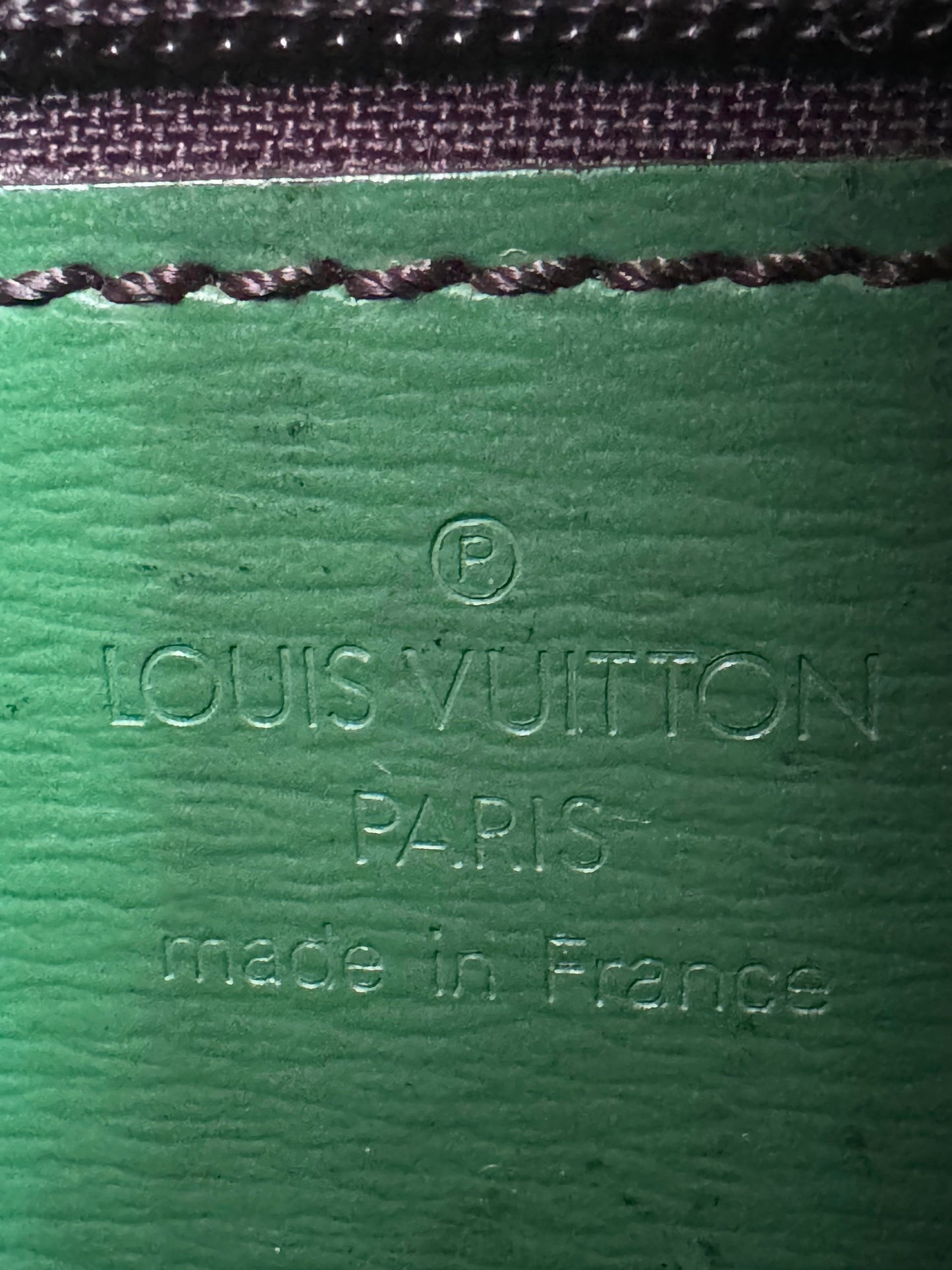 Louis Vuitton Epi Pochette Arche in Borneo Green