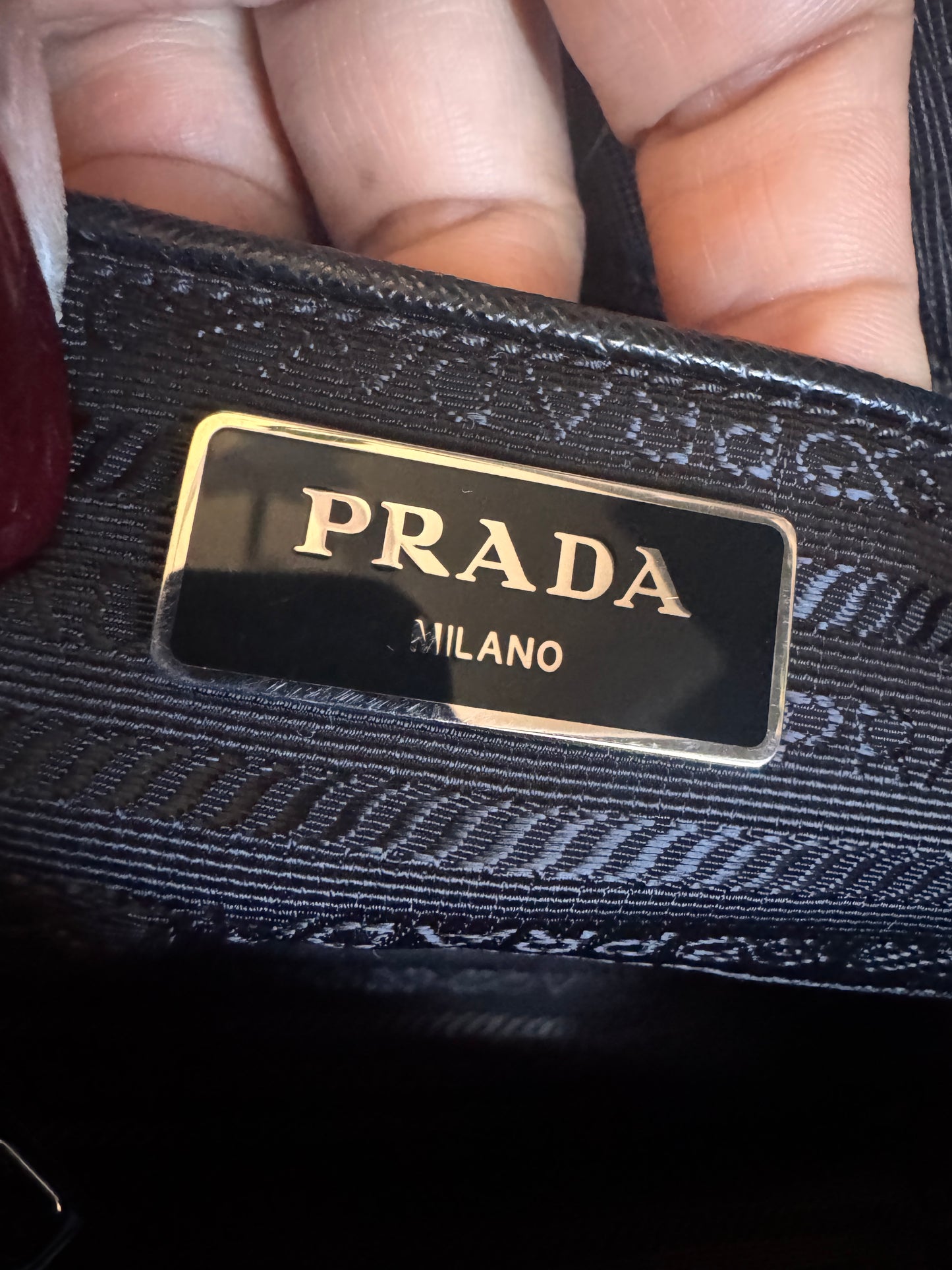 Prada Tessuto Nero Tote