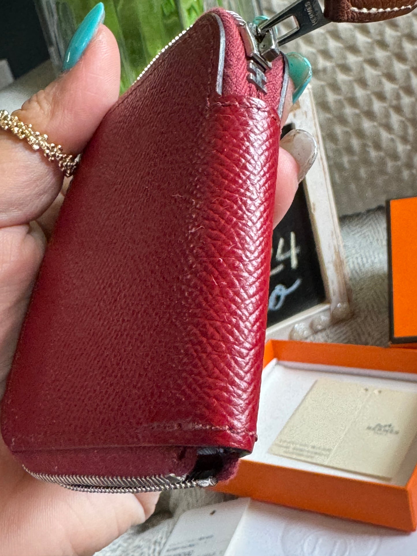 Hermes Silk’in Coin purse