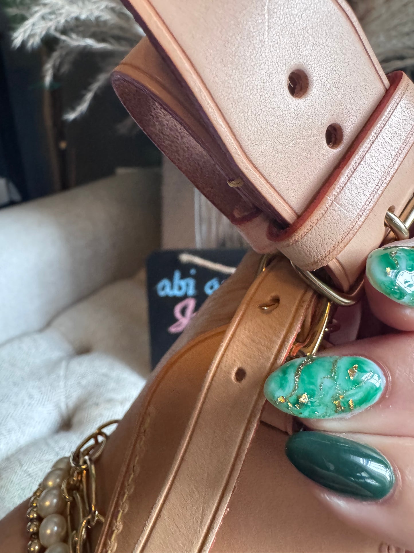 Louis Vuitton Luggage tag/Poignet + Lock/Key Bundle