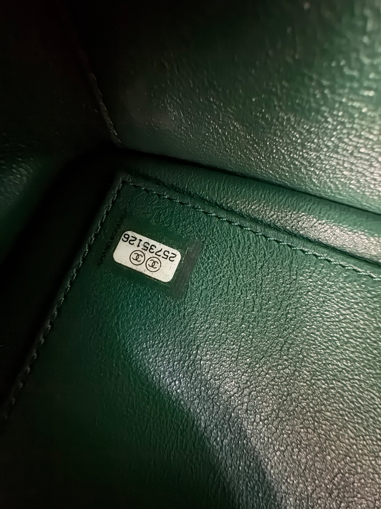 Chanel Business Affinity in gorgeous Green Caviar