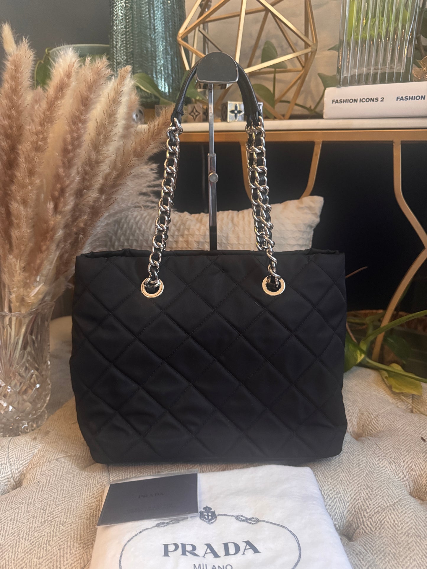 Prada Tessuto Nero Tote