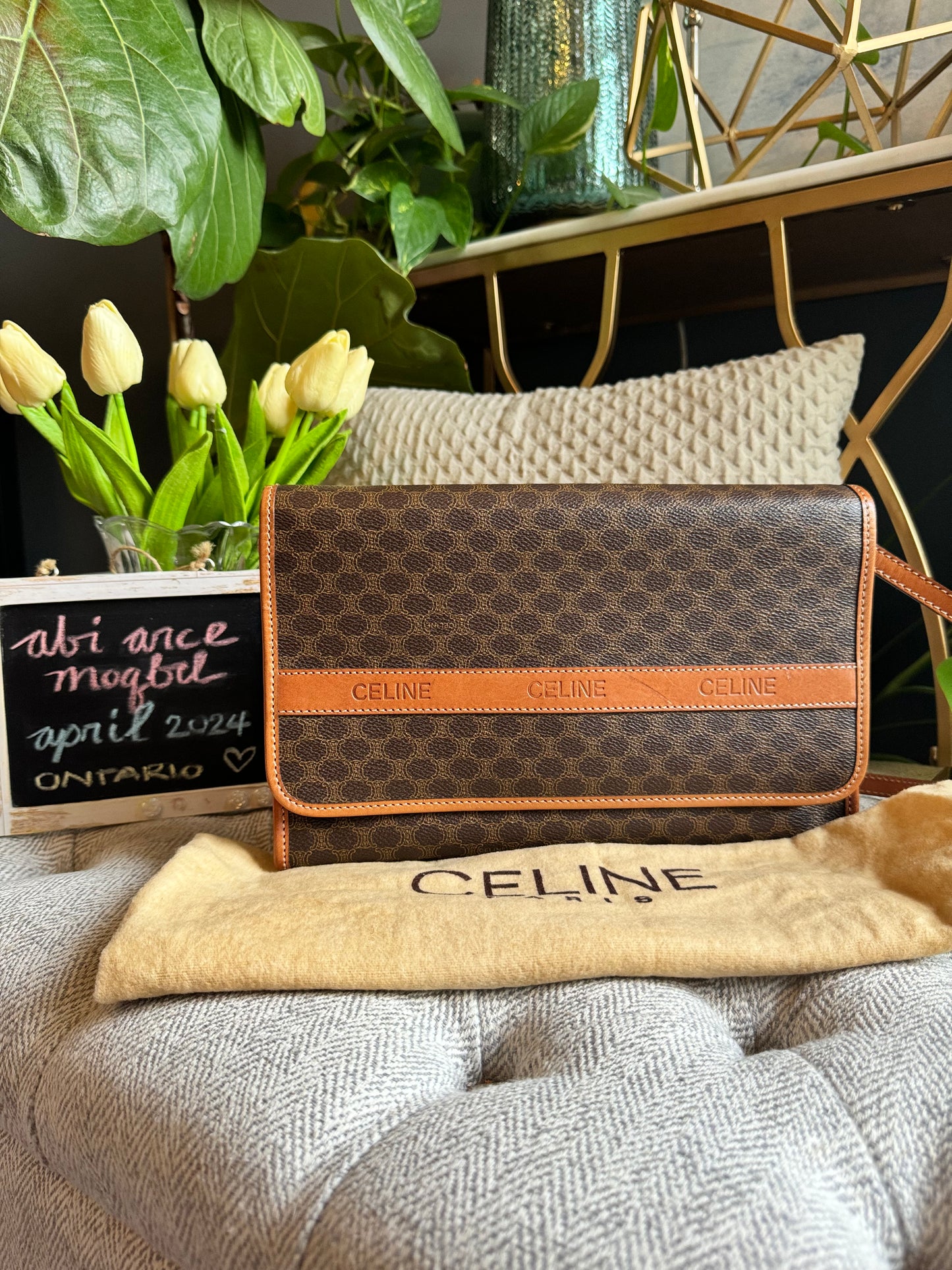 Celine Vintage Macadam Crossbody