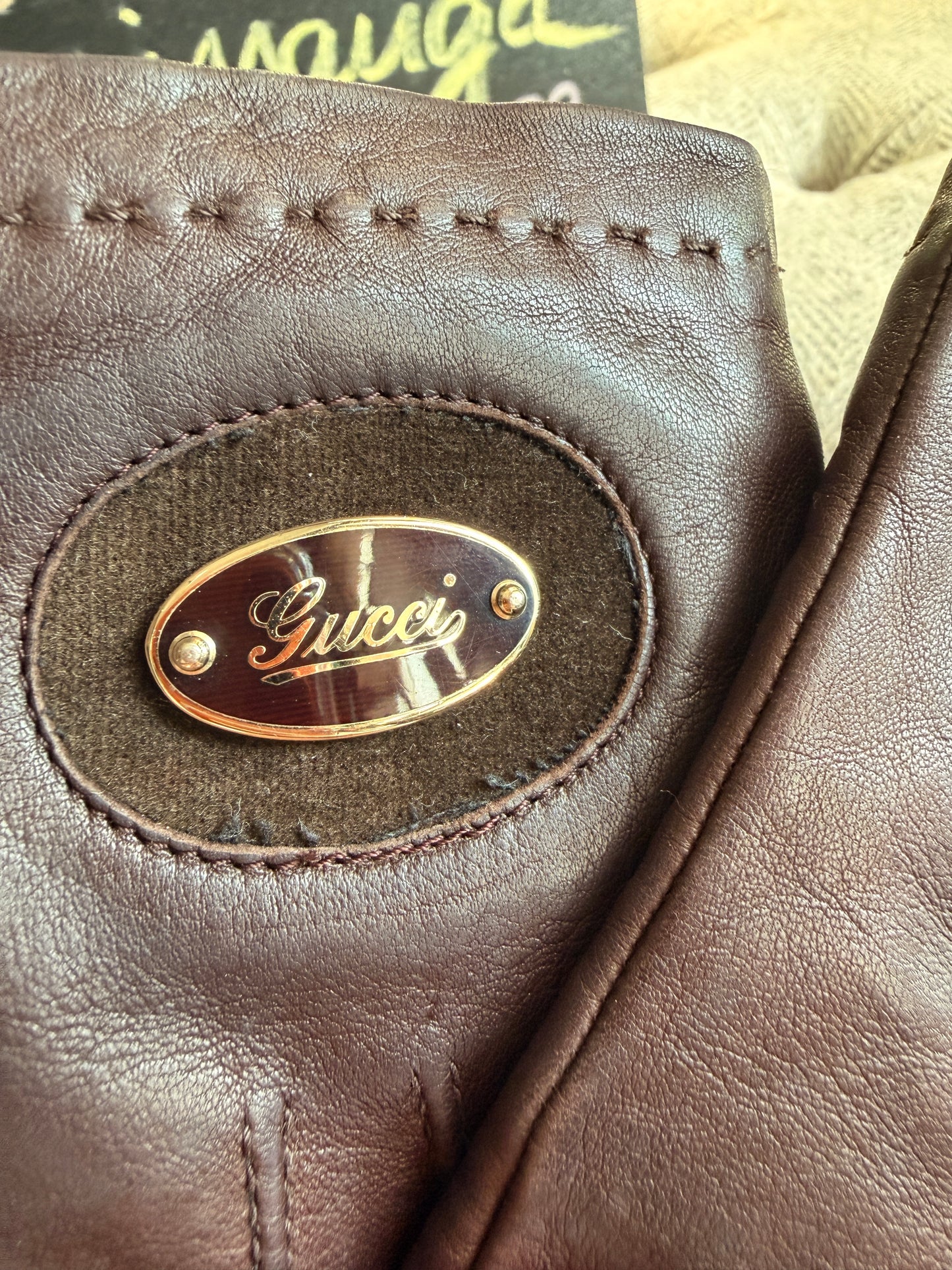 Gucci Leather Gloves