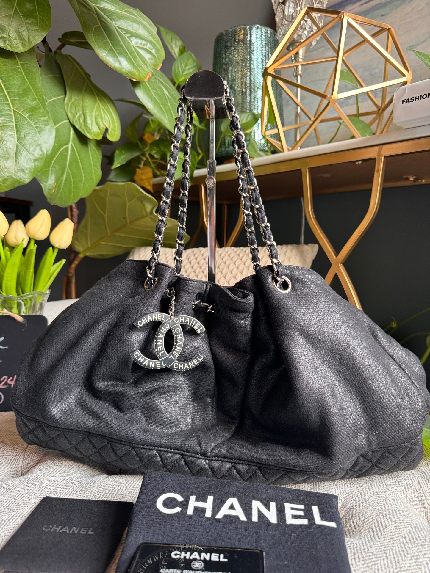 Chanel Jersey Cabas Tote