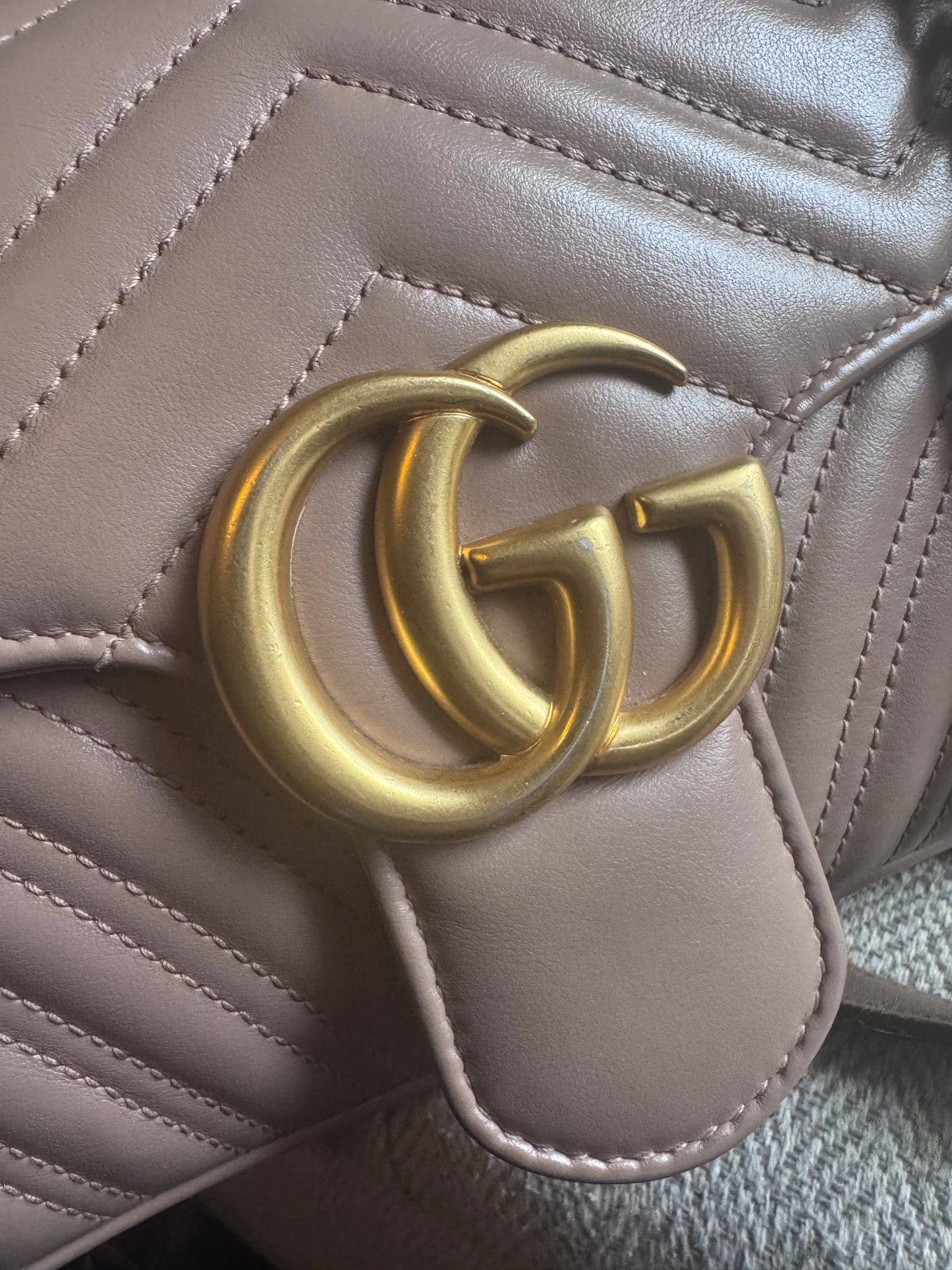 Gucci Small Marmont in Blush
