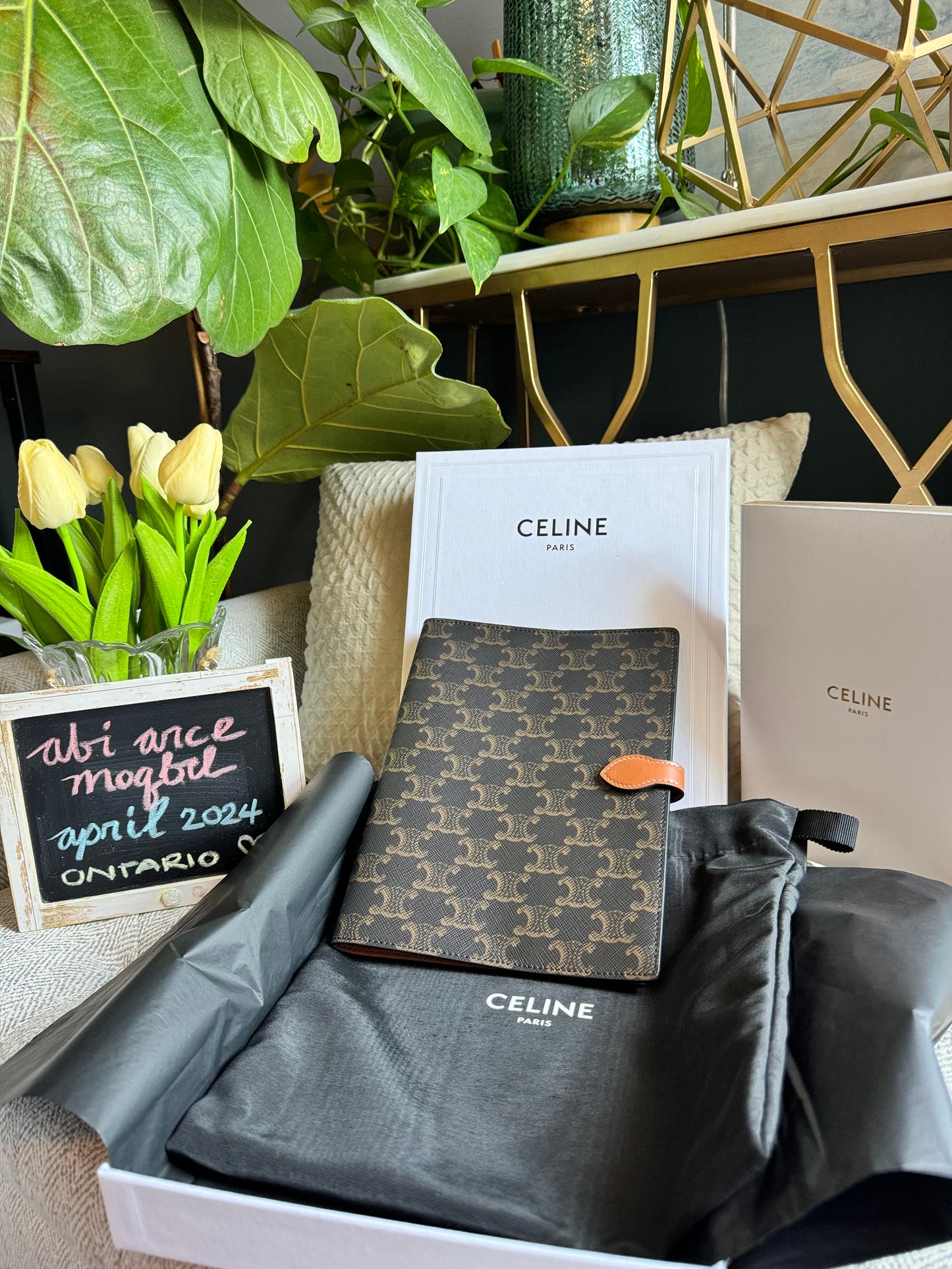 Celine set- Medium Notebook Cover and Notebook