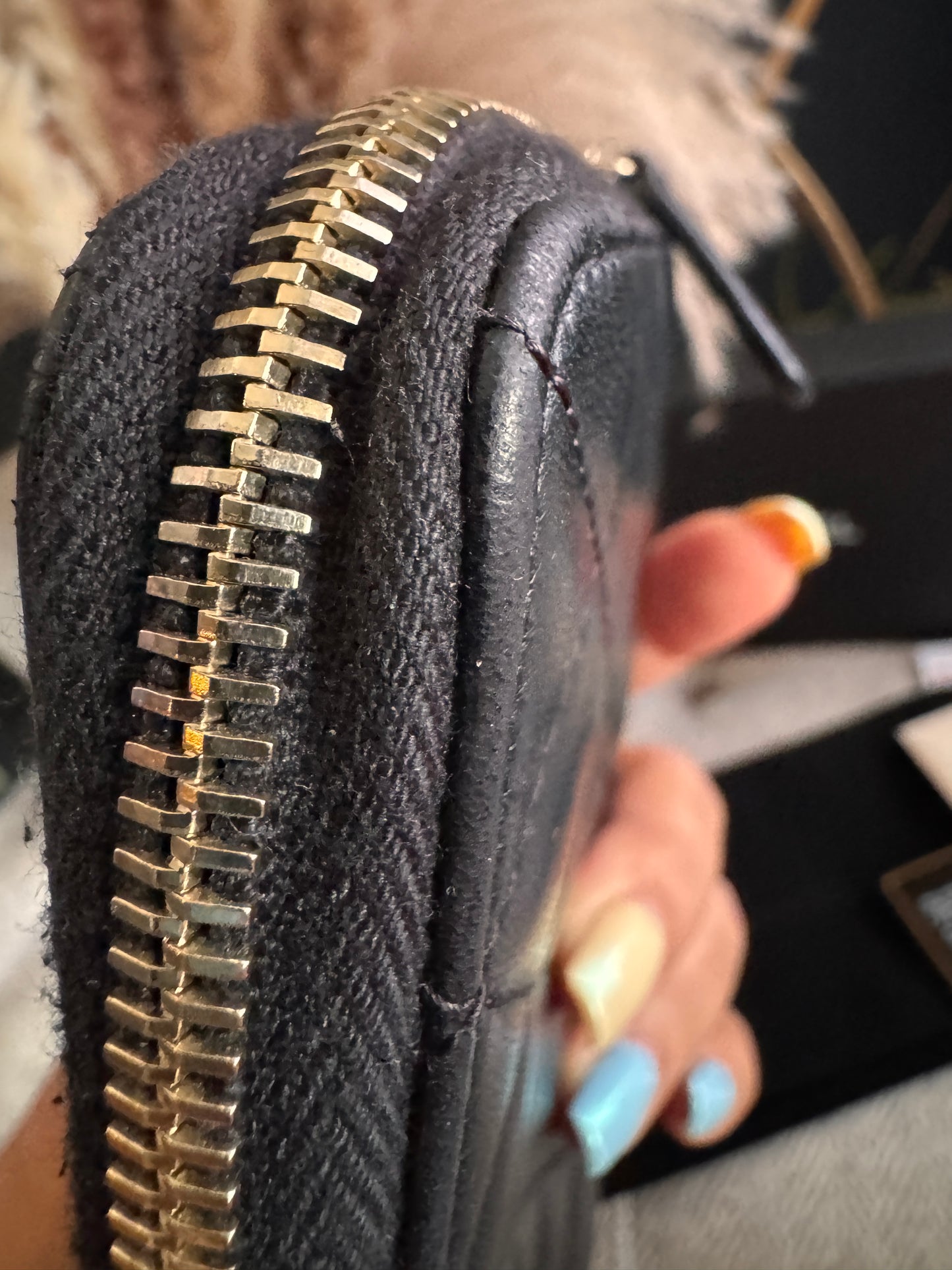 Chanel Trendy Zippy Wallet -Black GHW