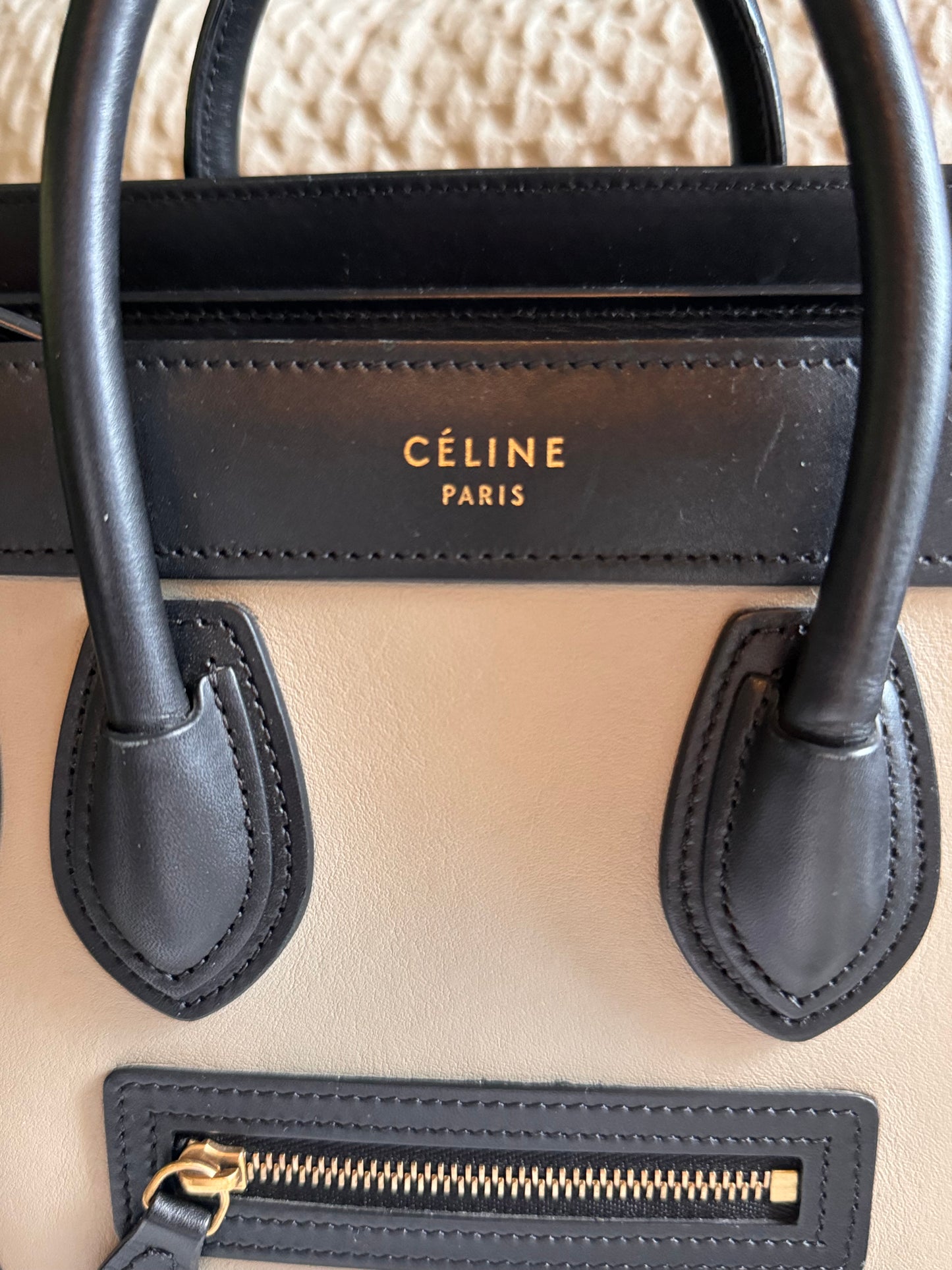 Celine Nano Luggage in TriColour