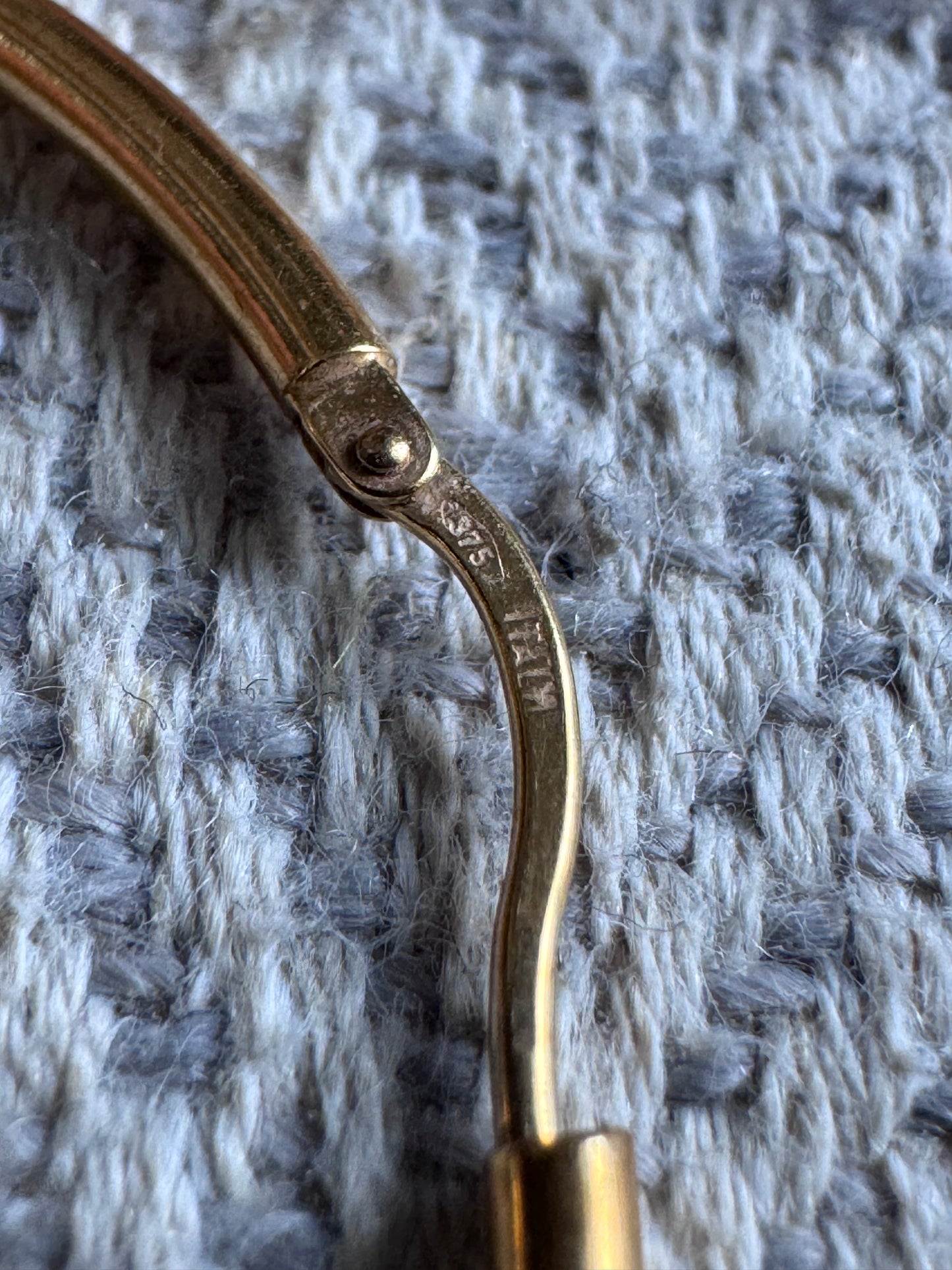 9Ct Gold Hoop Earrings