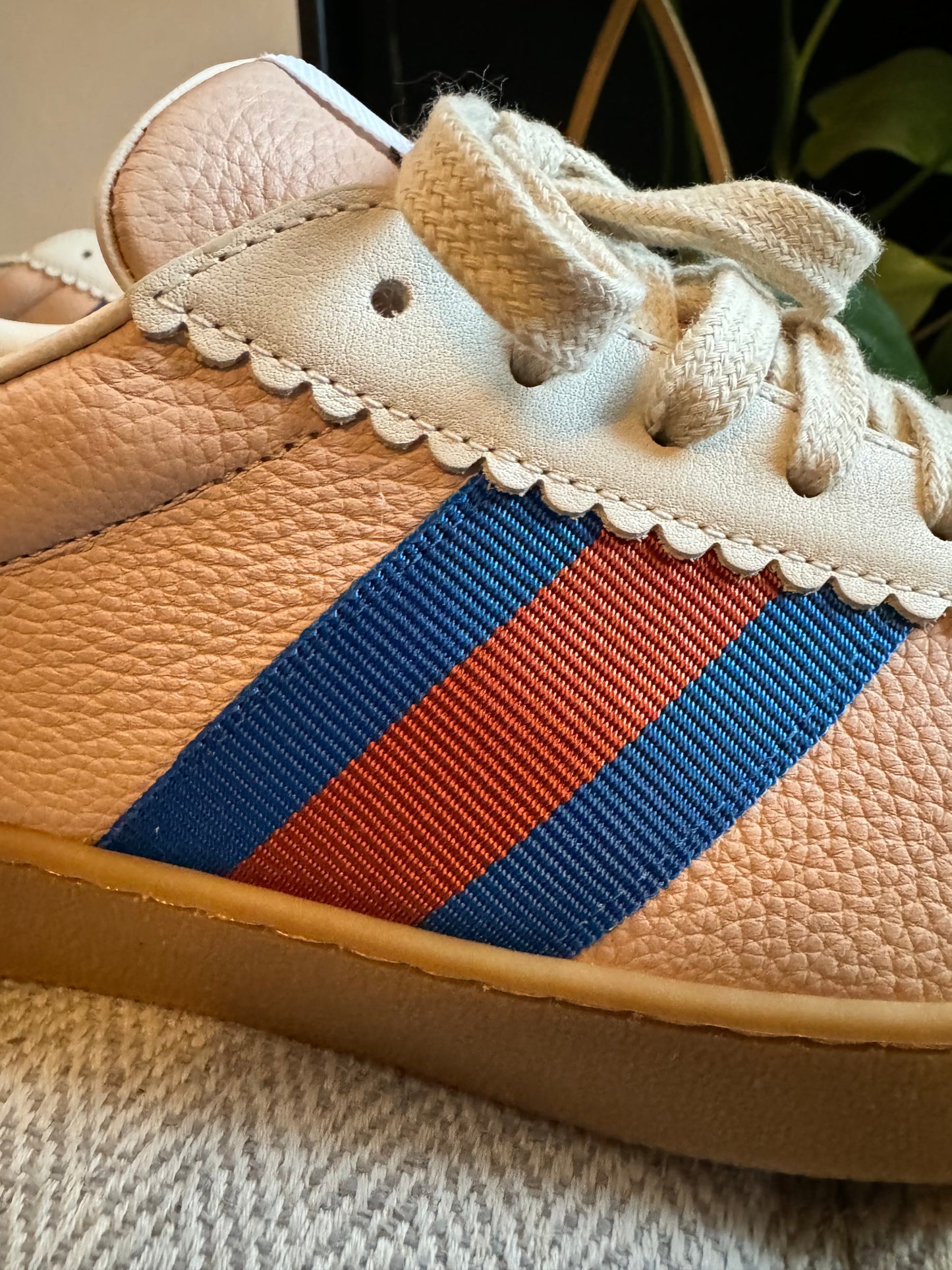 Gucci G74 Web Sneakers