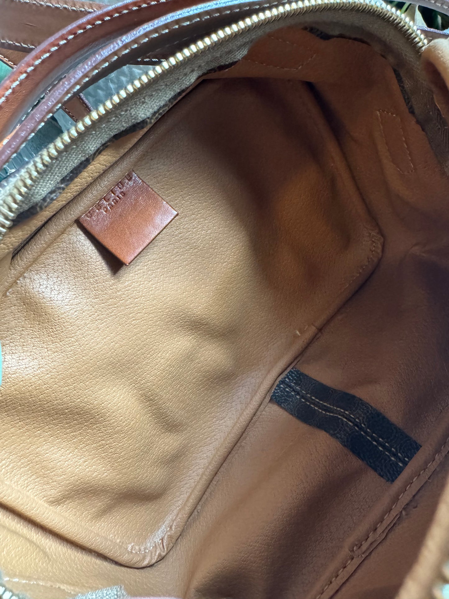 Celine Vintage Macadam Camera Bag