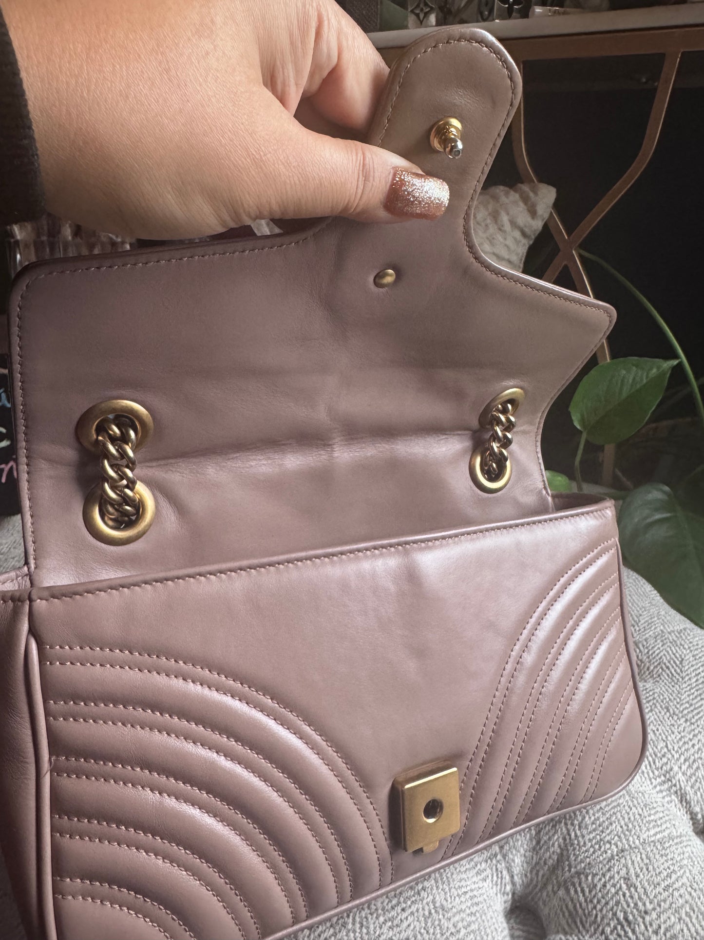 Gucci Small Marmont in Blush