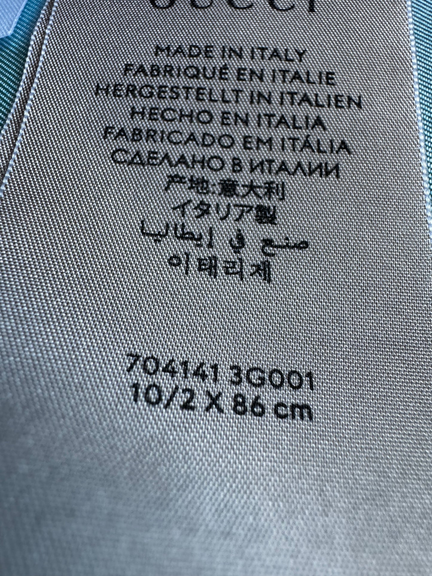 Gucci Bananya Cat Silk Twilly/scarf