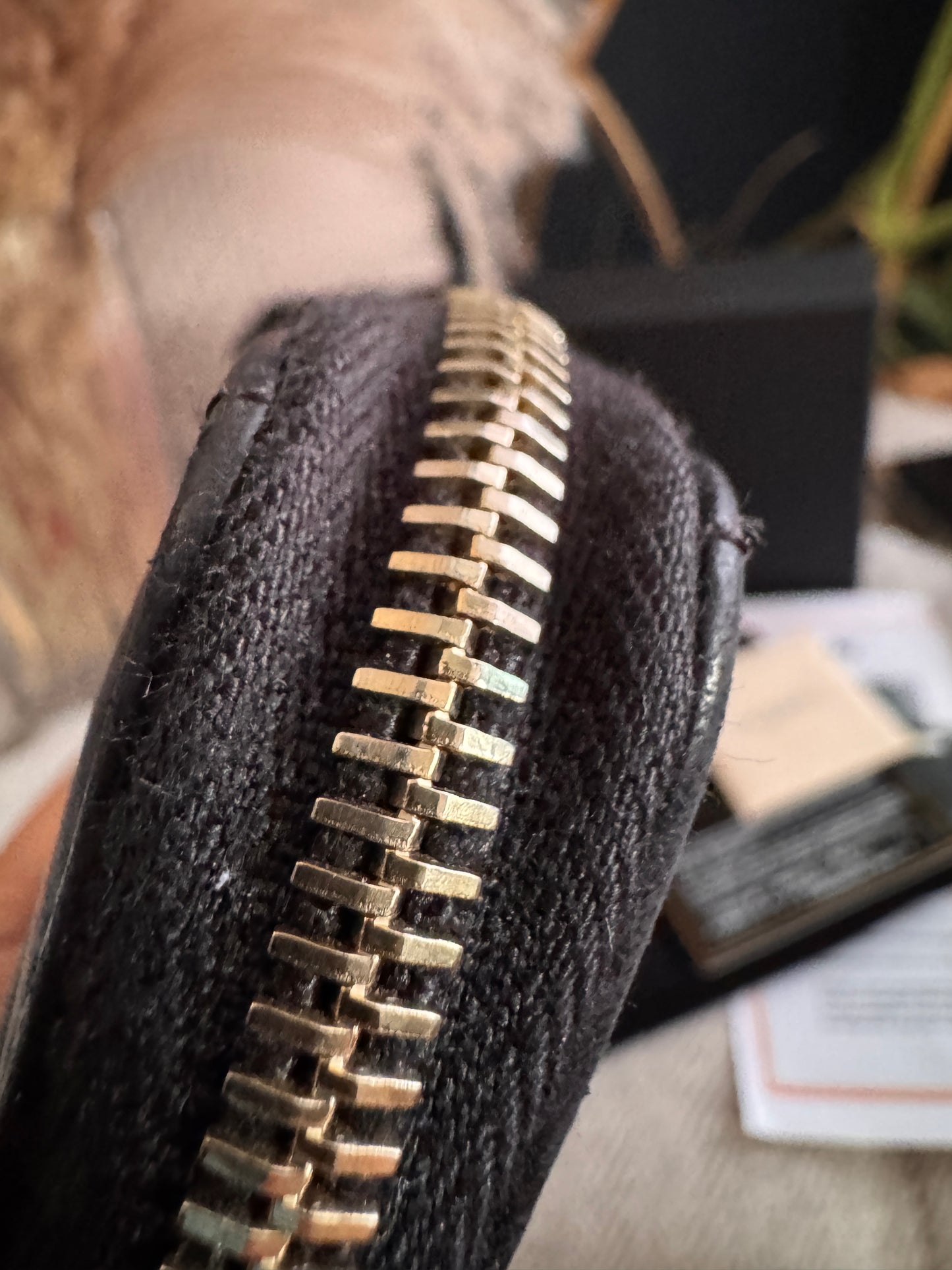 Chanel Trendy Zippy Wallet -Black GHW