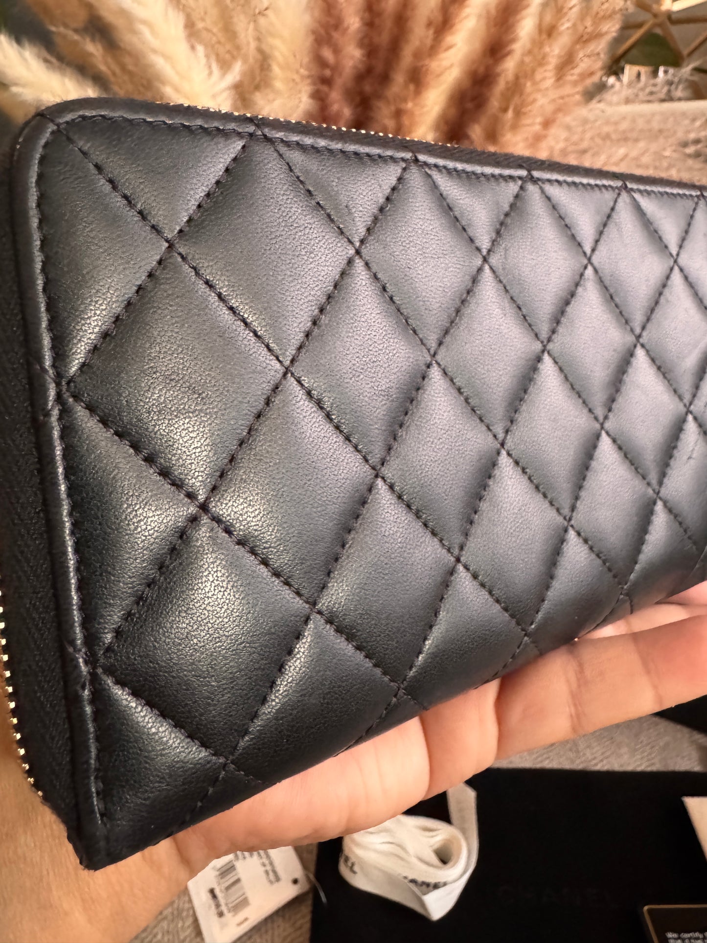 Chanel Trendy Zippy Wallet -Black GHW