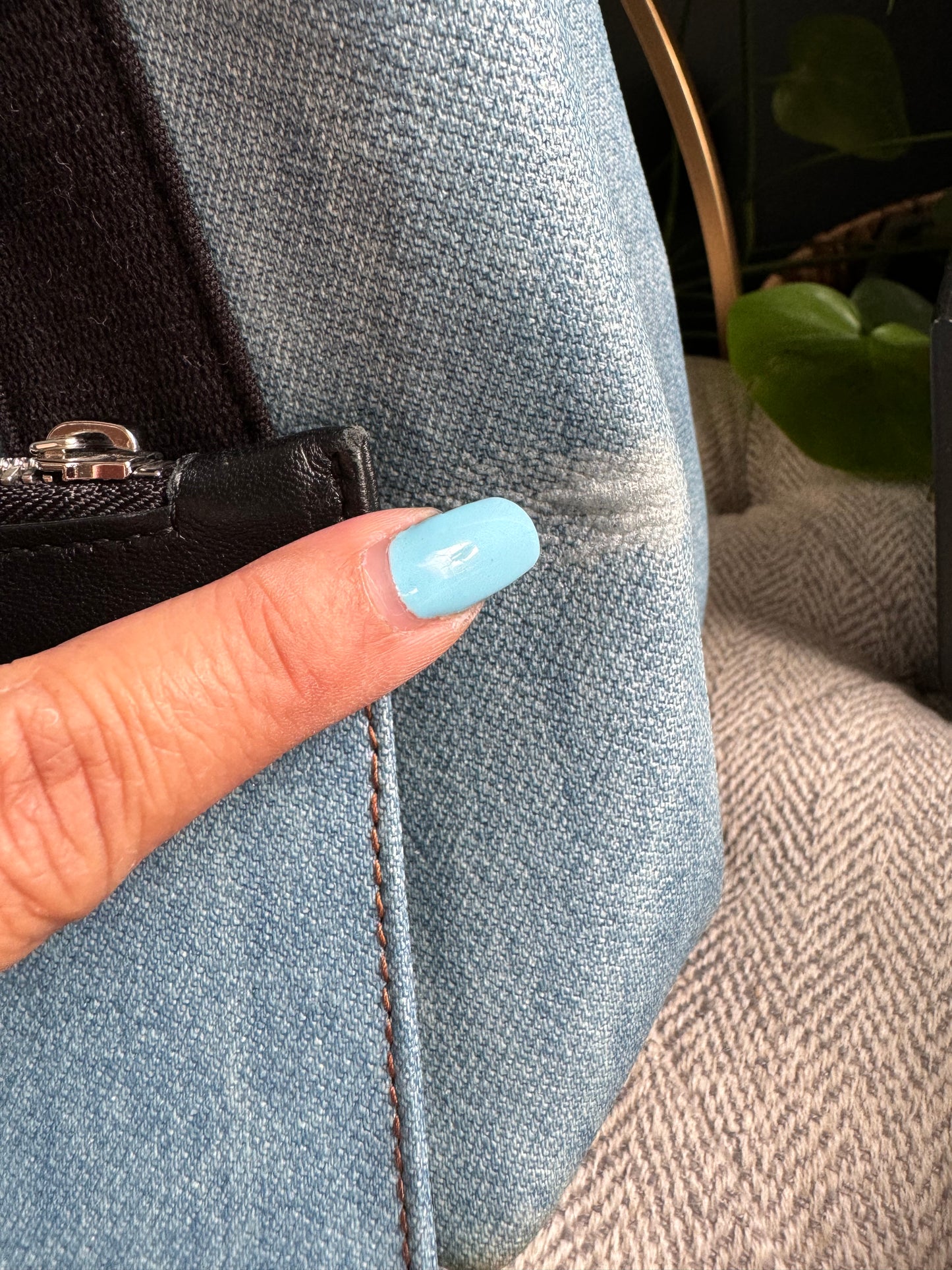 Balenciaga Denim Cabas