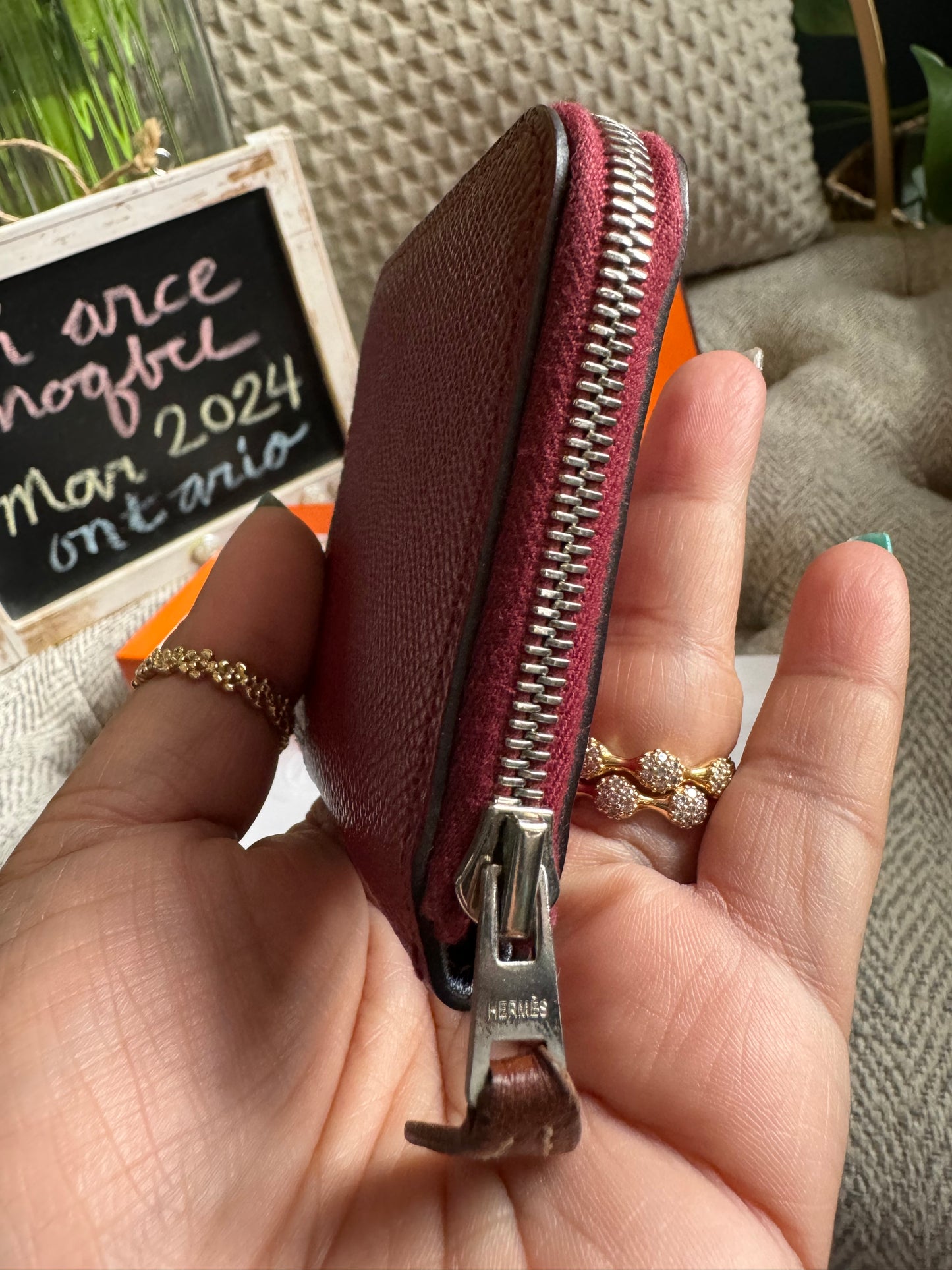 Hermes Silk’in Coin purse