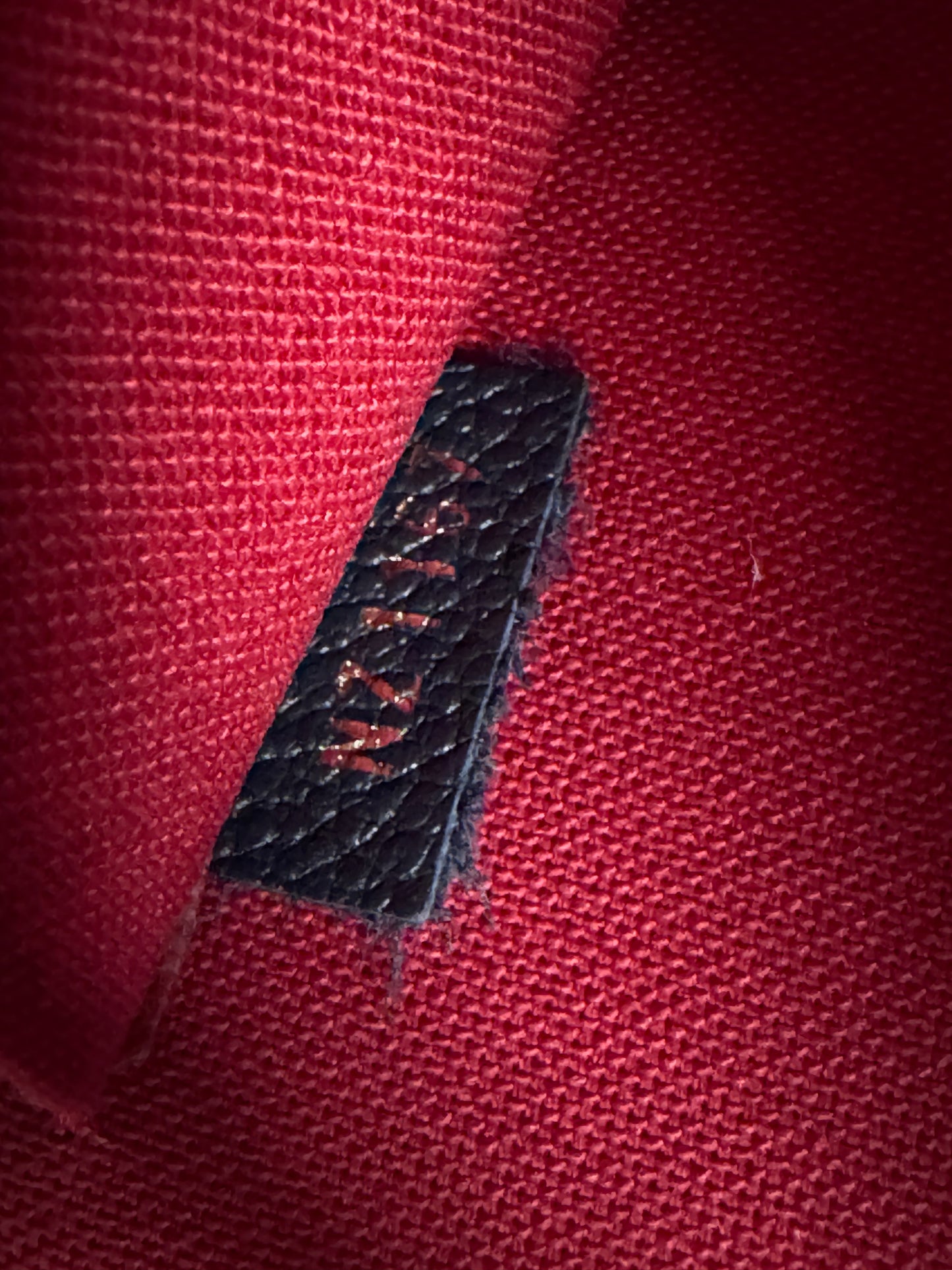 Louis Vuitton Pochette Felicie in Empreinte Marine Rouge