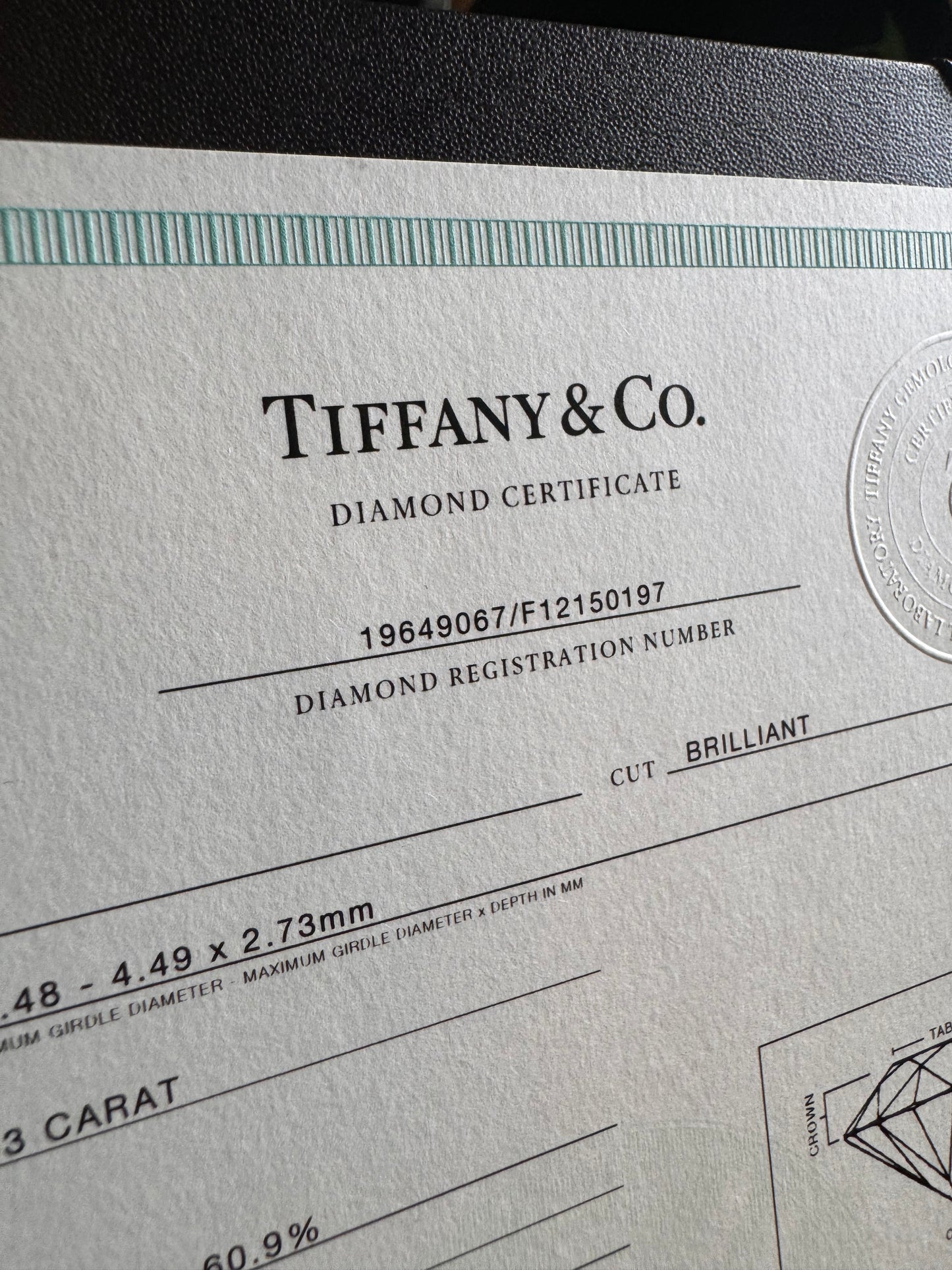 Tiffany&Co Solitaire Setting Ring