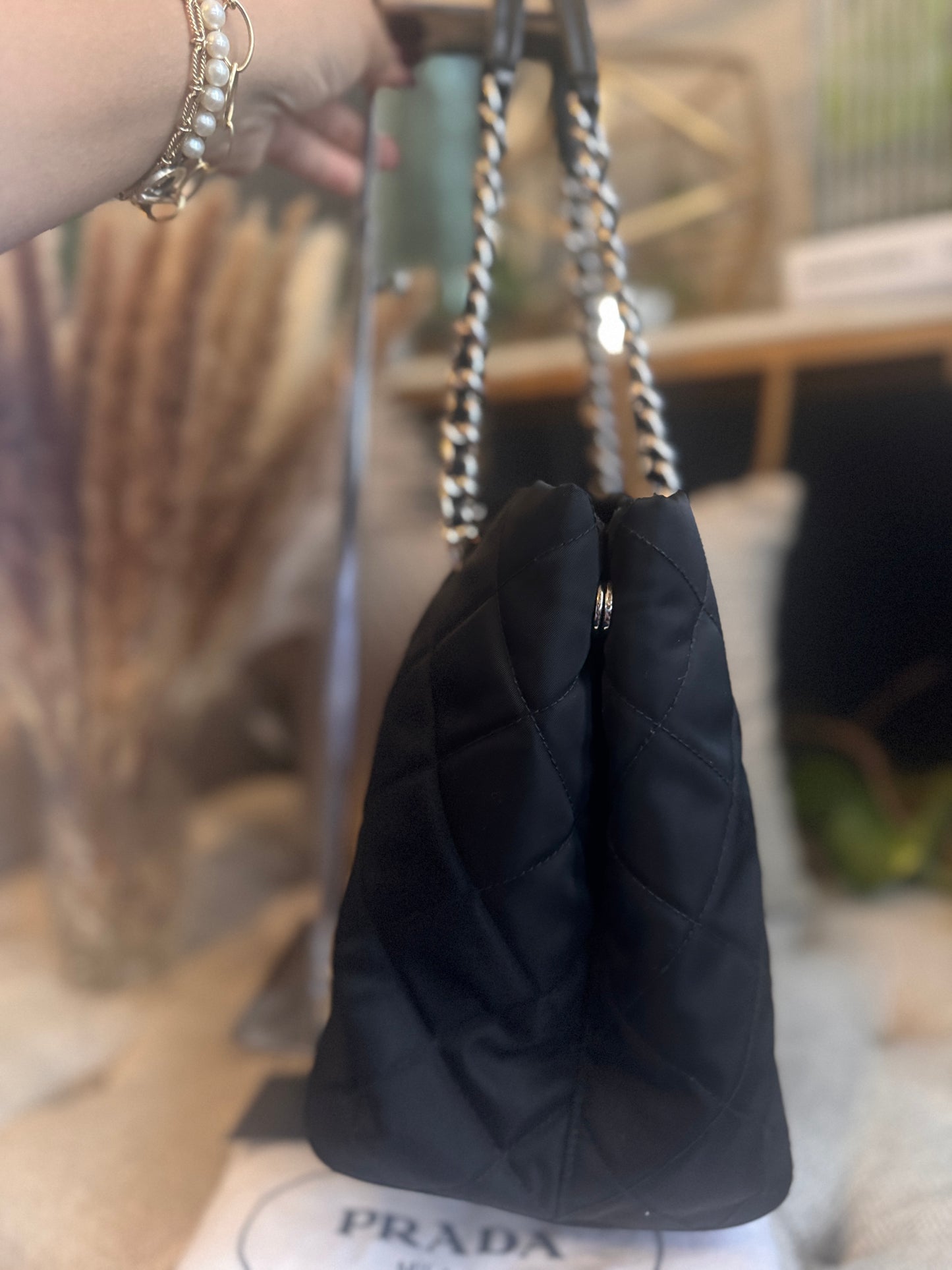 Prada Tessuto Nero Tote