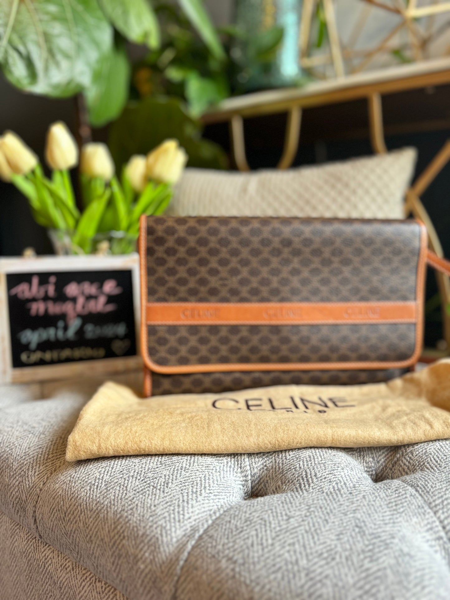 Celine Vintage Macadam Crossbody