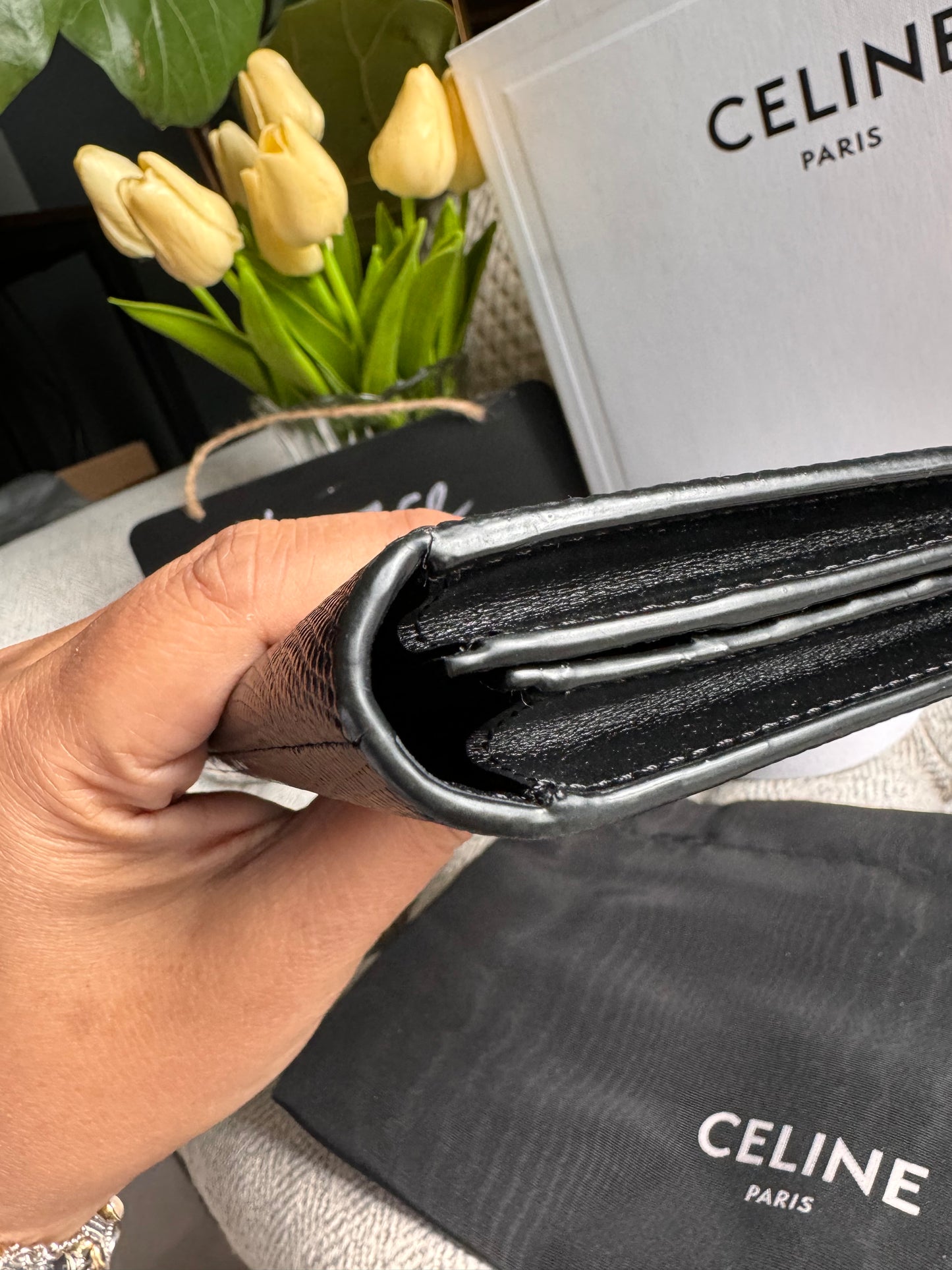 Celine Large Travel Wallet