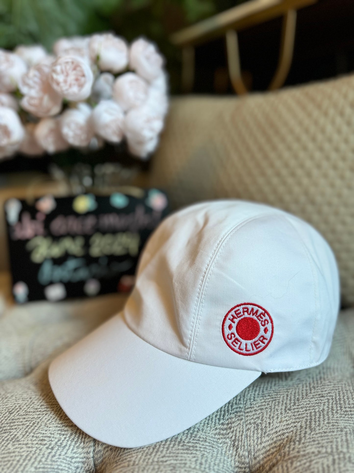 Hermes Cotton Baseball Cap