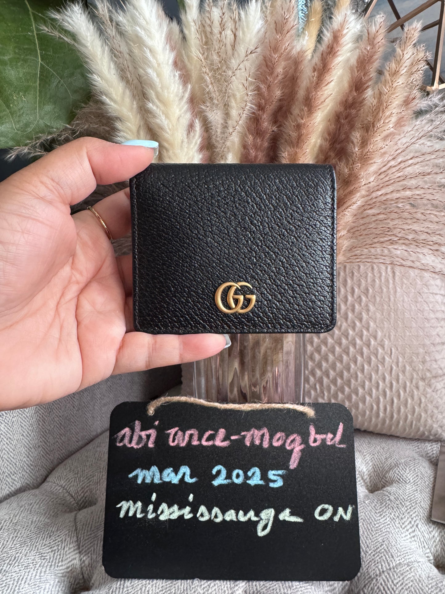Gucci Leather Cardholder-Brand New with belt loops