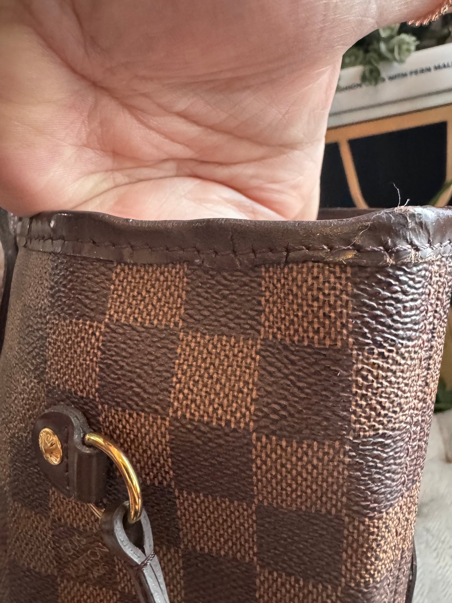 Neverfull MM in Damier Ebene -Rose Ballerine