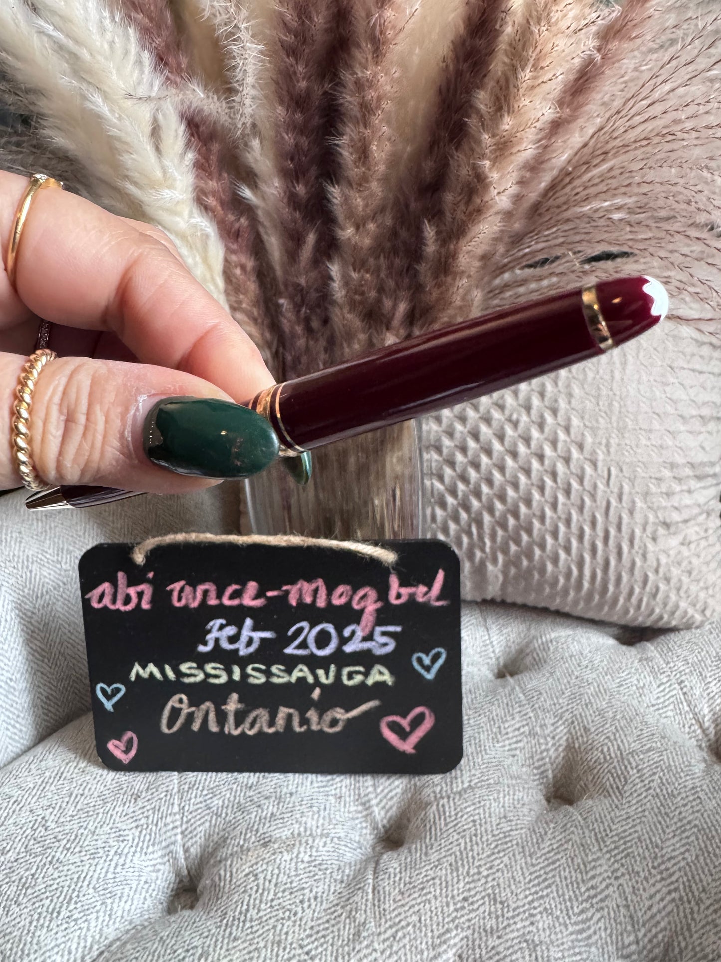 Montblanc Ballpoint Meisterstuck Pen in Burgundy