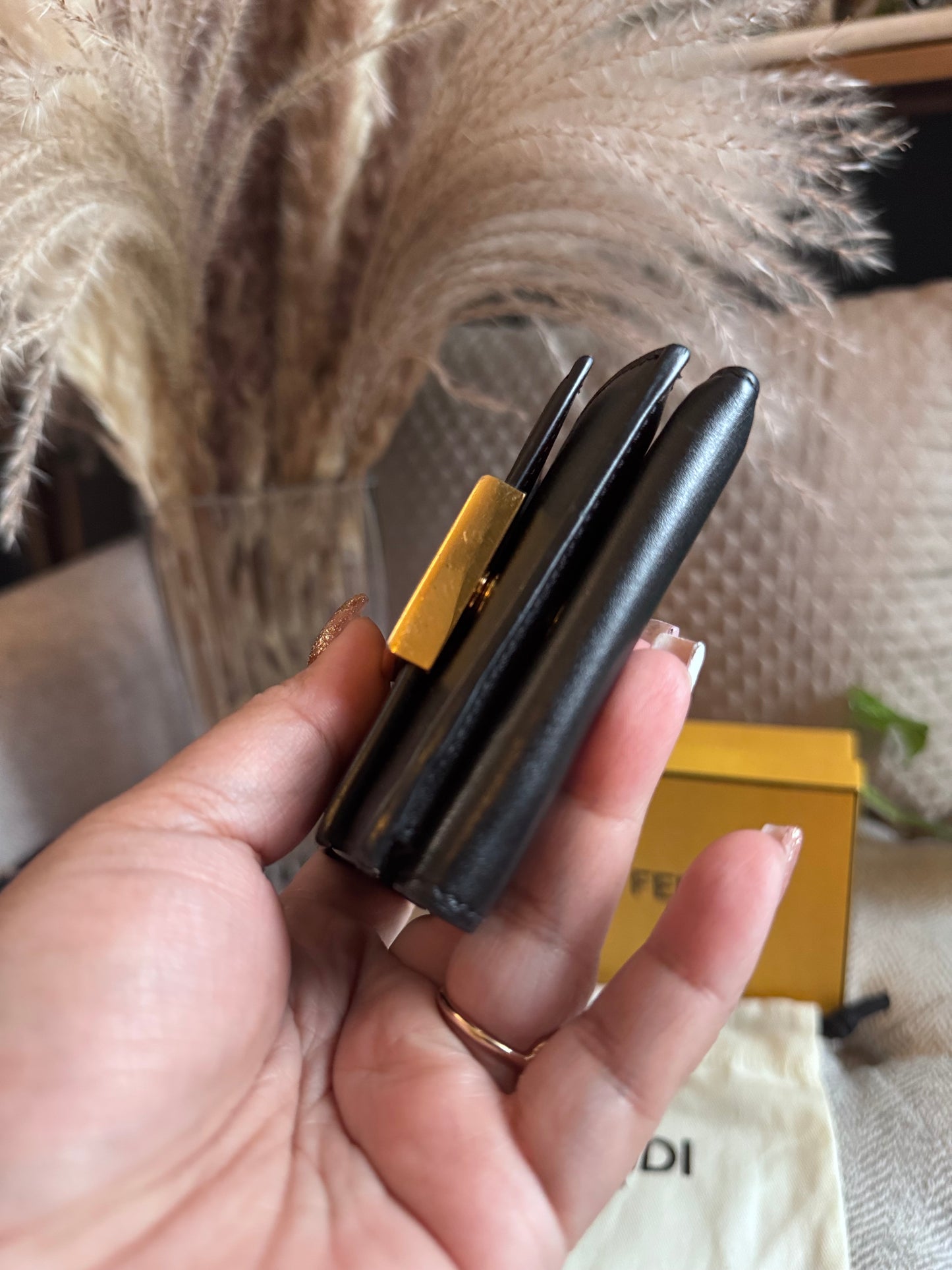 Fendi Micro Baguette Trifold Wallet