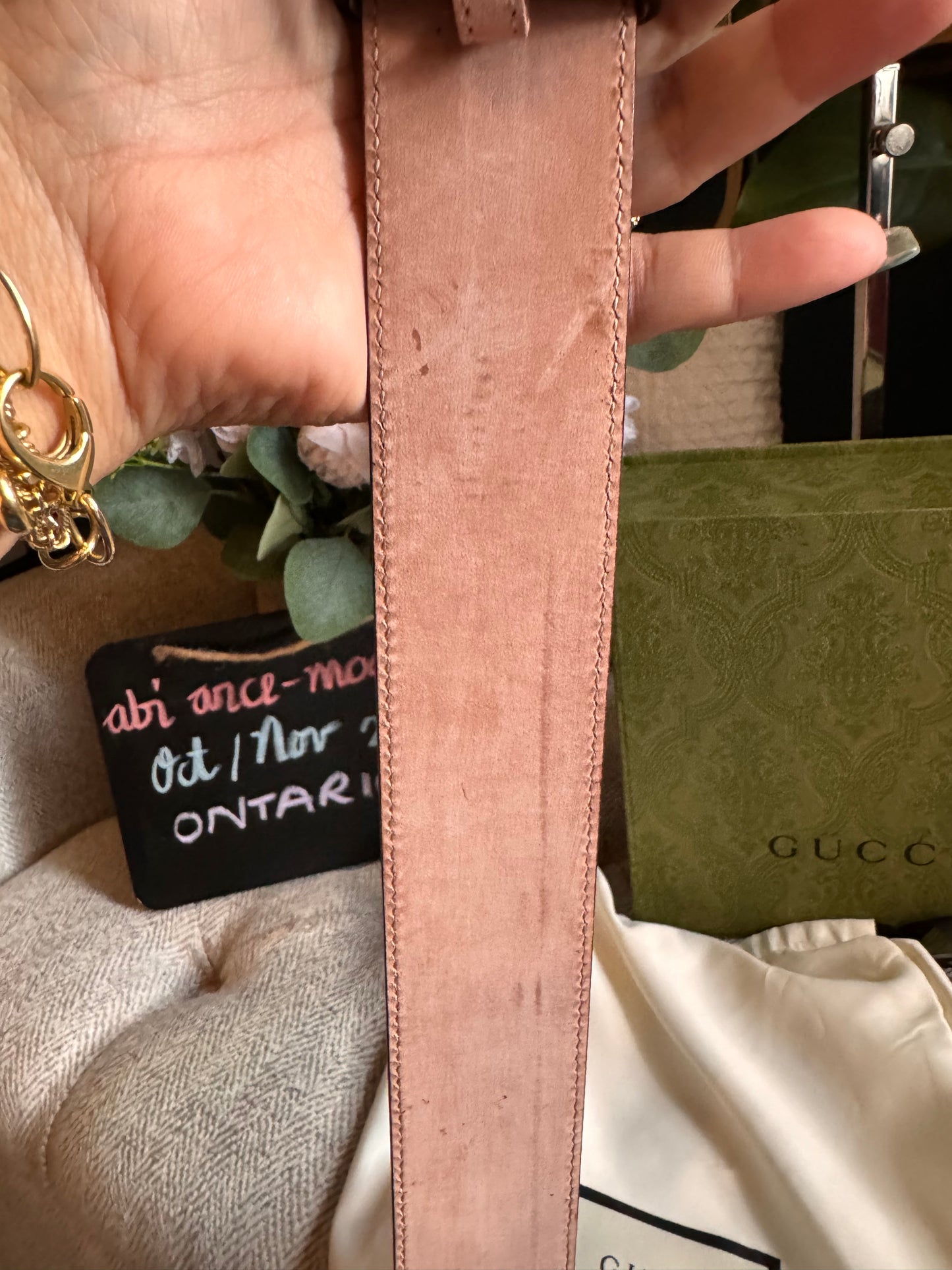 Gucci interlocking monogram belt