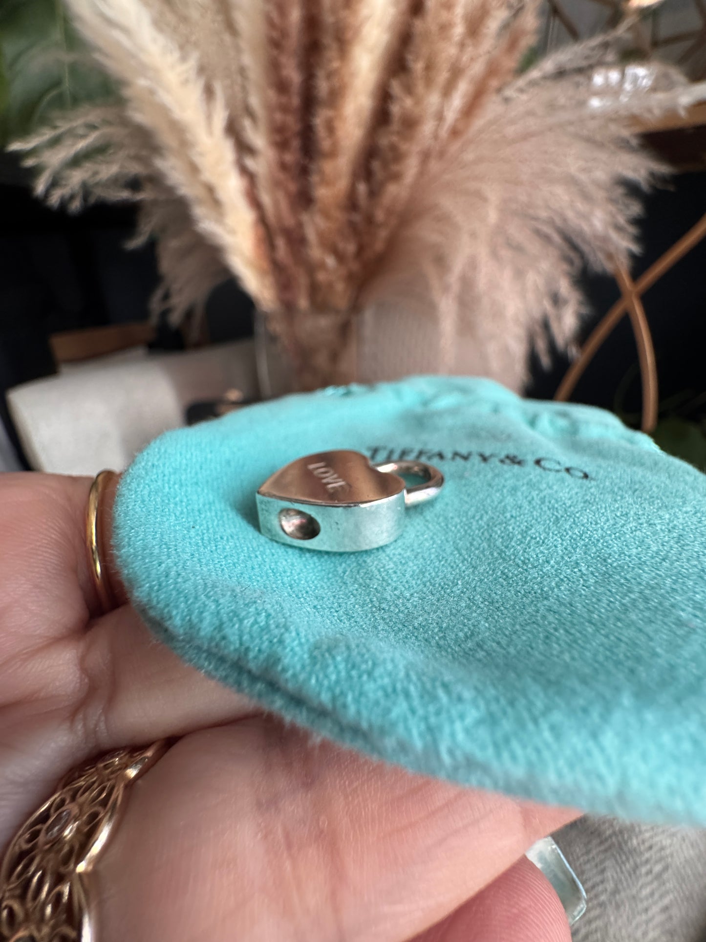 Tiffany & Co Padlock Heart LOVE Charm