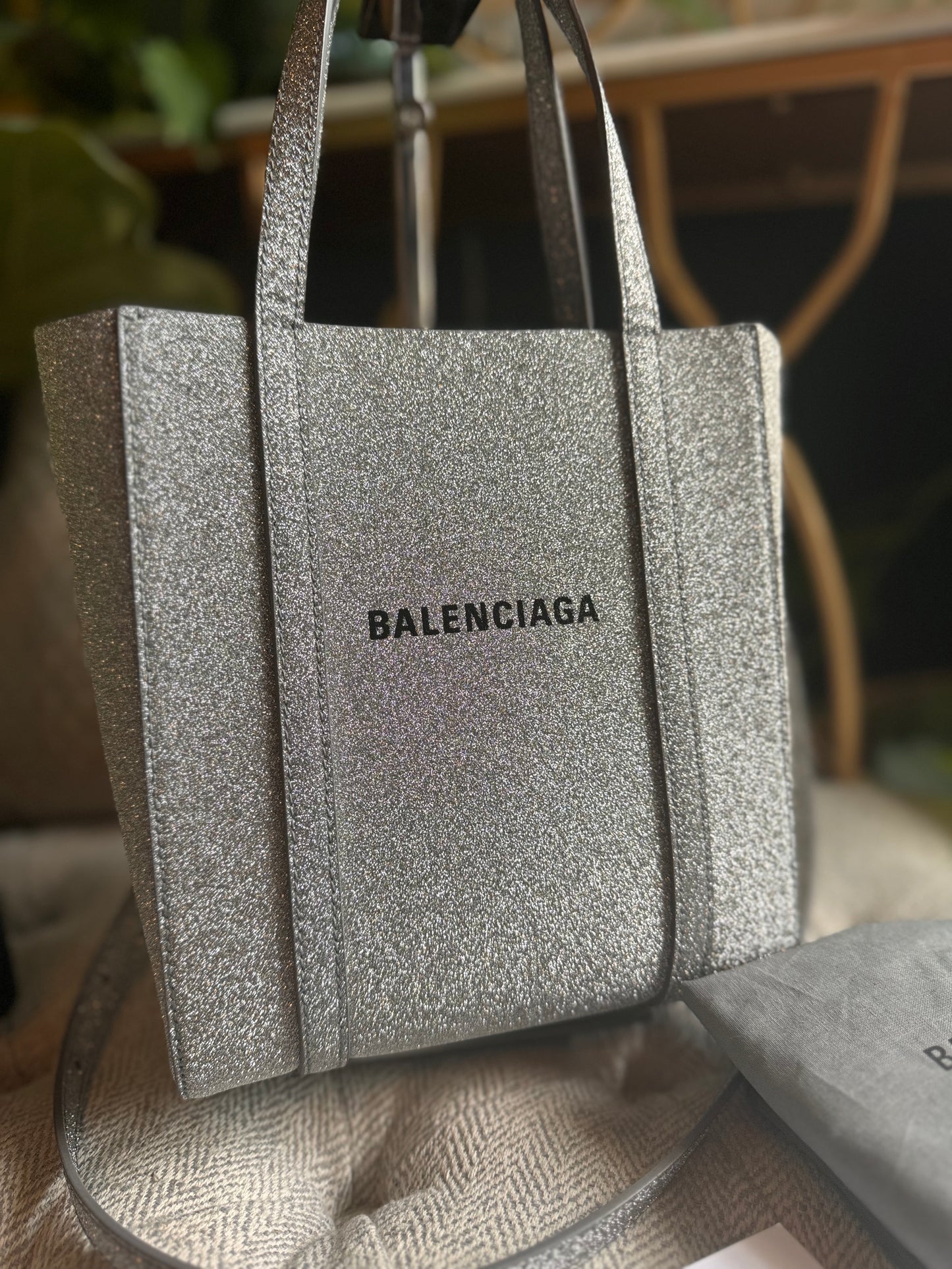 Balenciaga Glitter Sparkle Tote