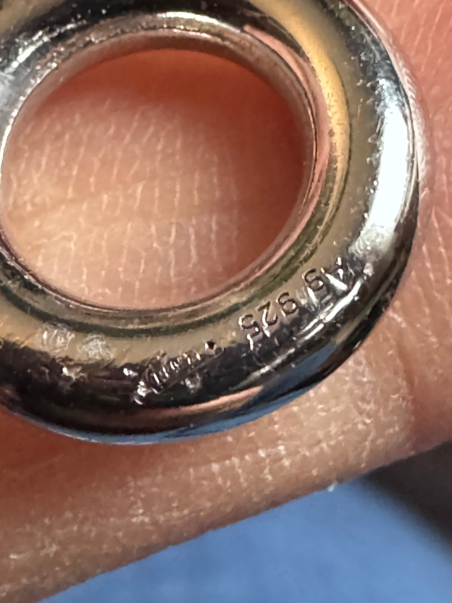 Loewe Sterling Silver Anagram Bracelet