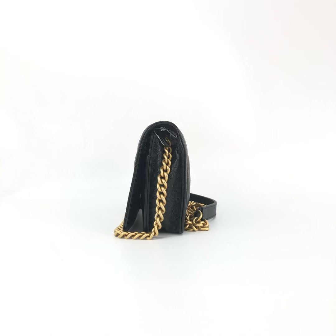 PREORDER ONLY-Chanel WOC in Caviar GHW