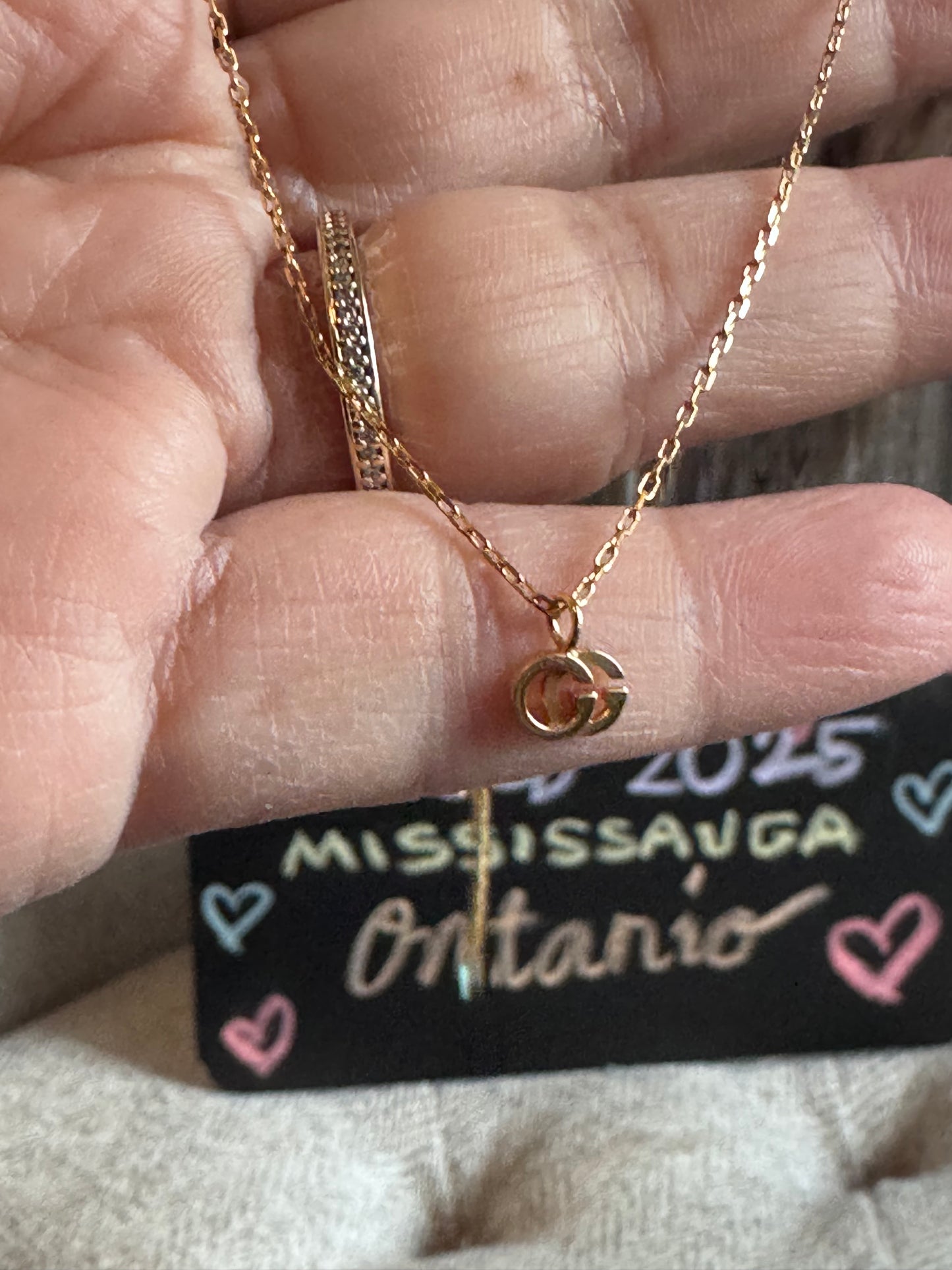 Gucci 18K Necklace GG