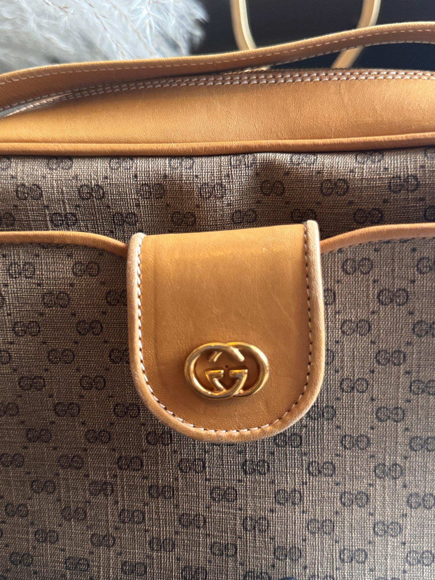 Gucci Vintage Micro GG Camera Bag