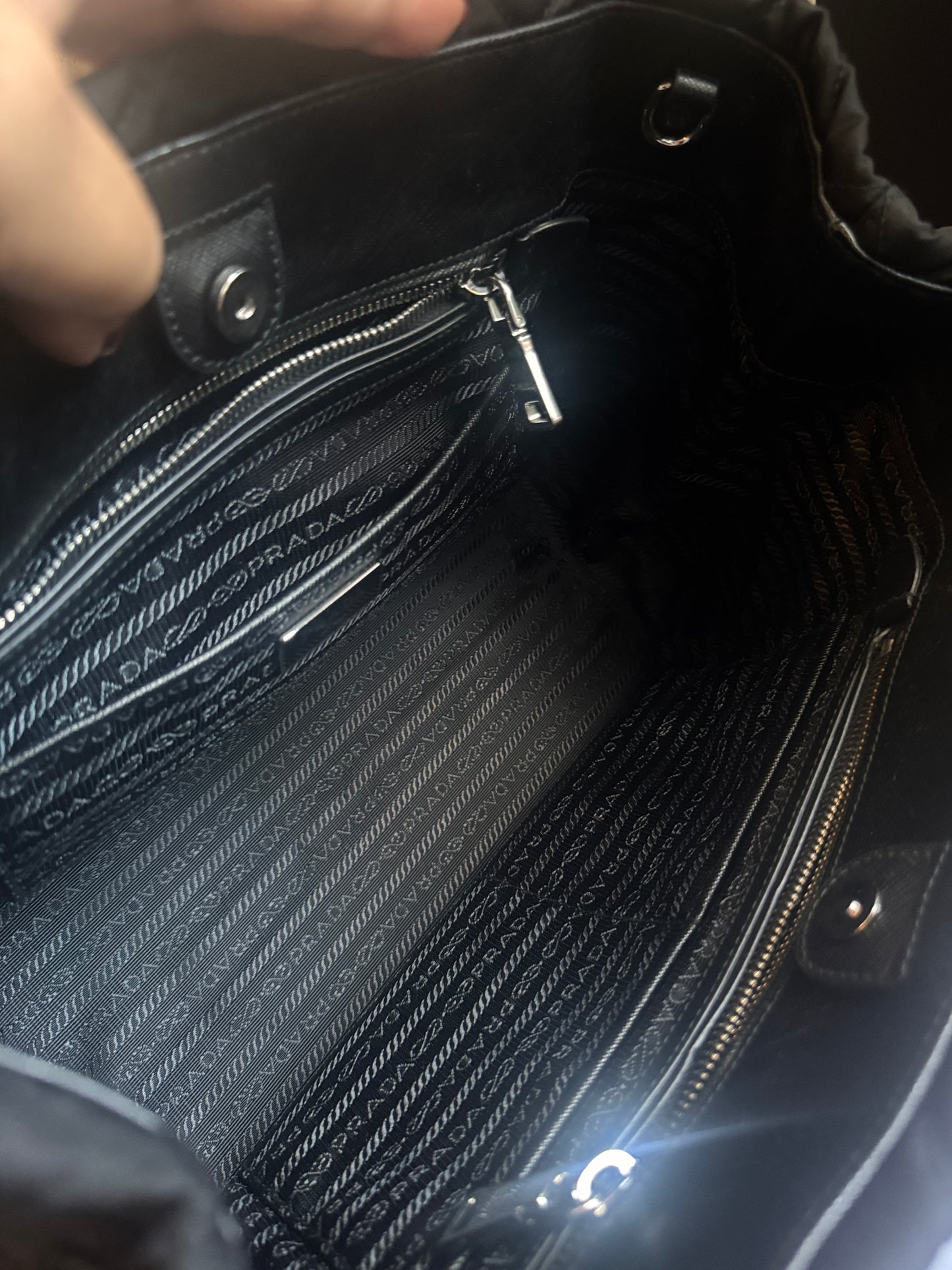 Prada Tessuto Nero Tote