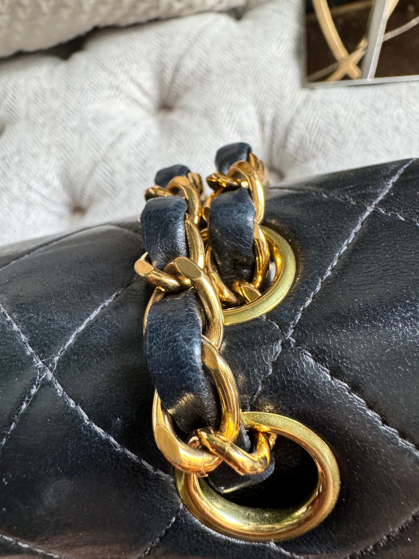 Chanel Vintage Double Flap in Lambskin