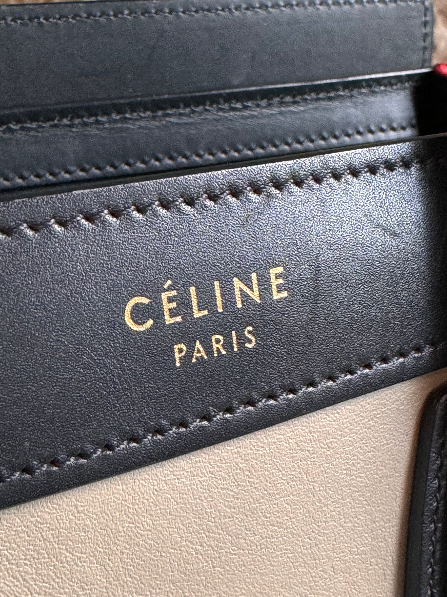 Celine Nano Luggage in TriColour
