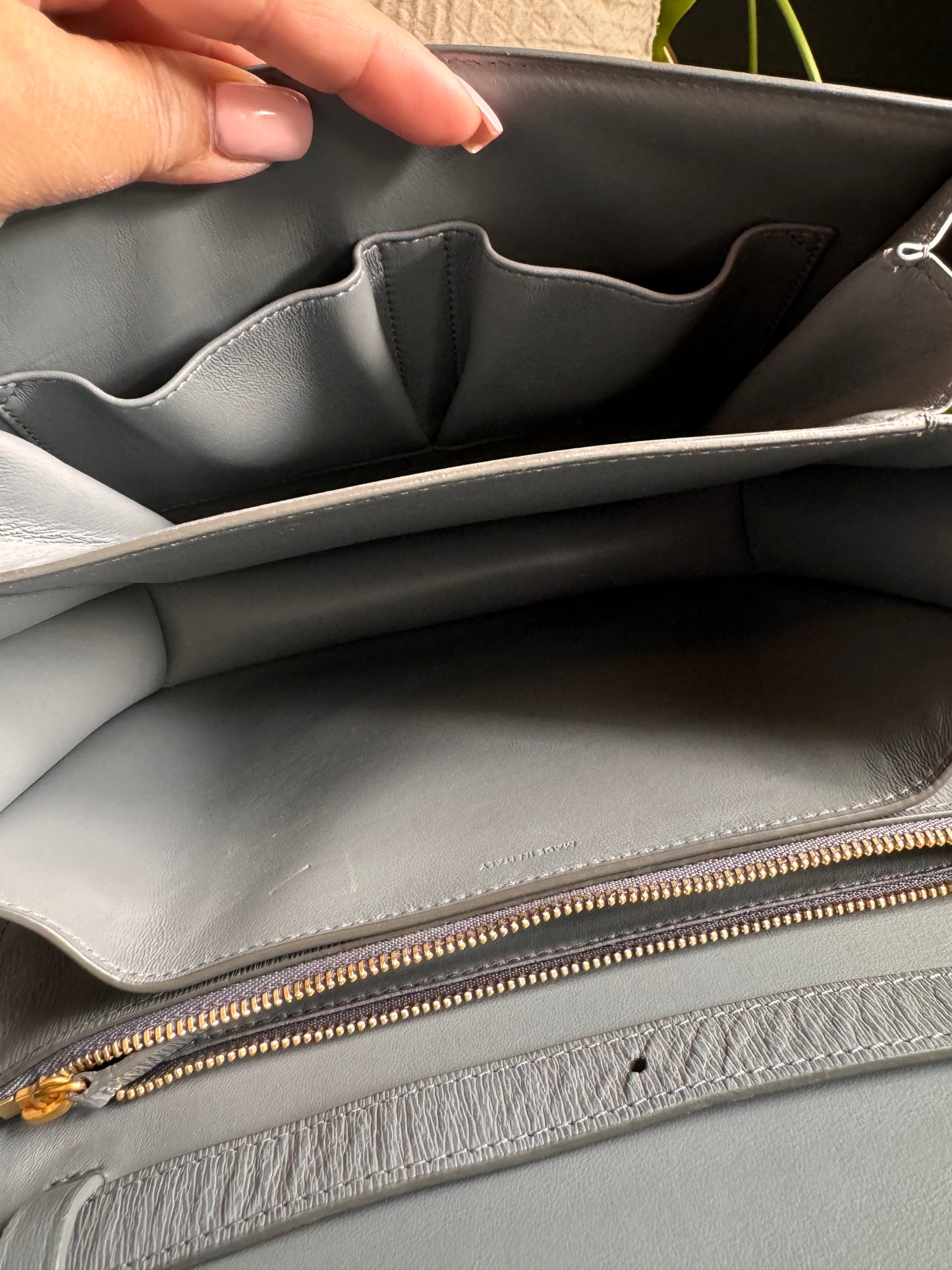 Celine Medium Box Bag in Grey