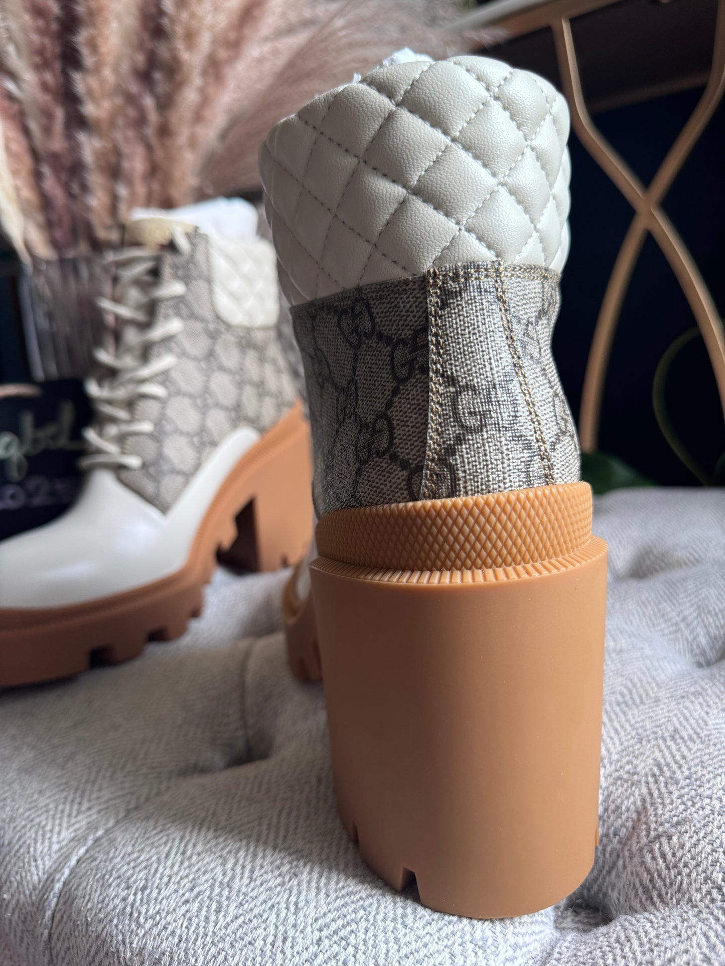 Gucci Supreme Combat Boots