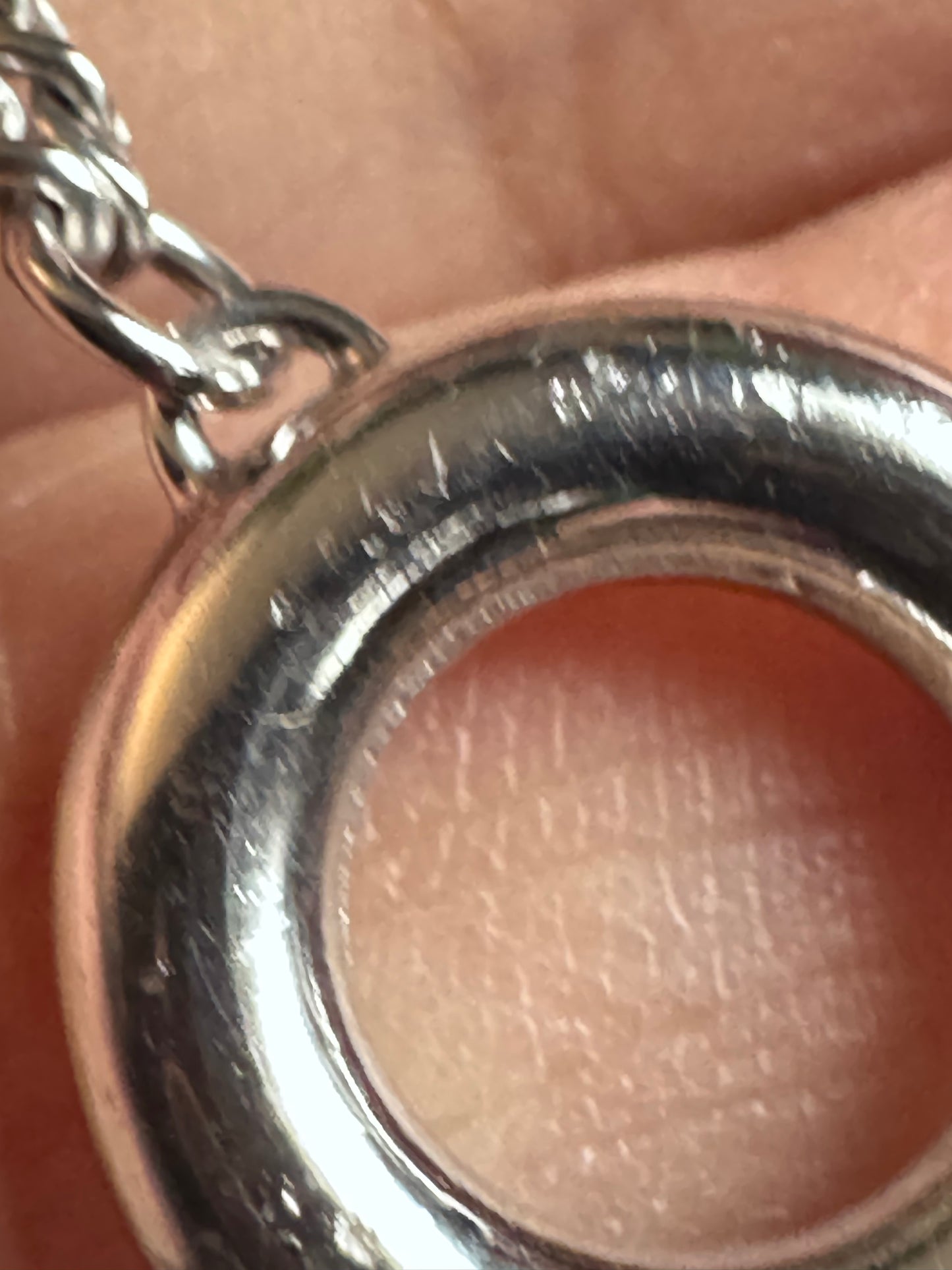 Loewe Sterling Silver Anagram Bracelet