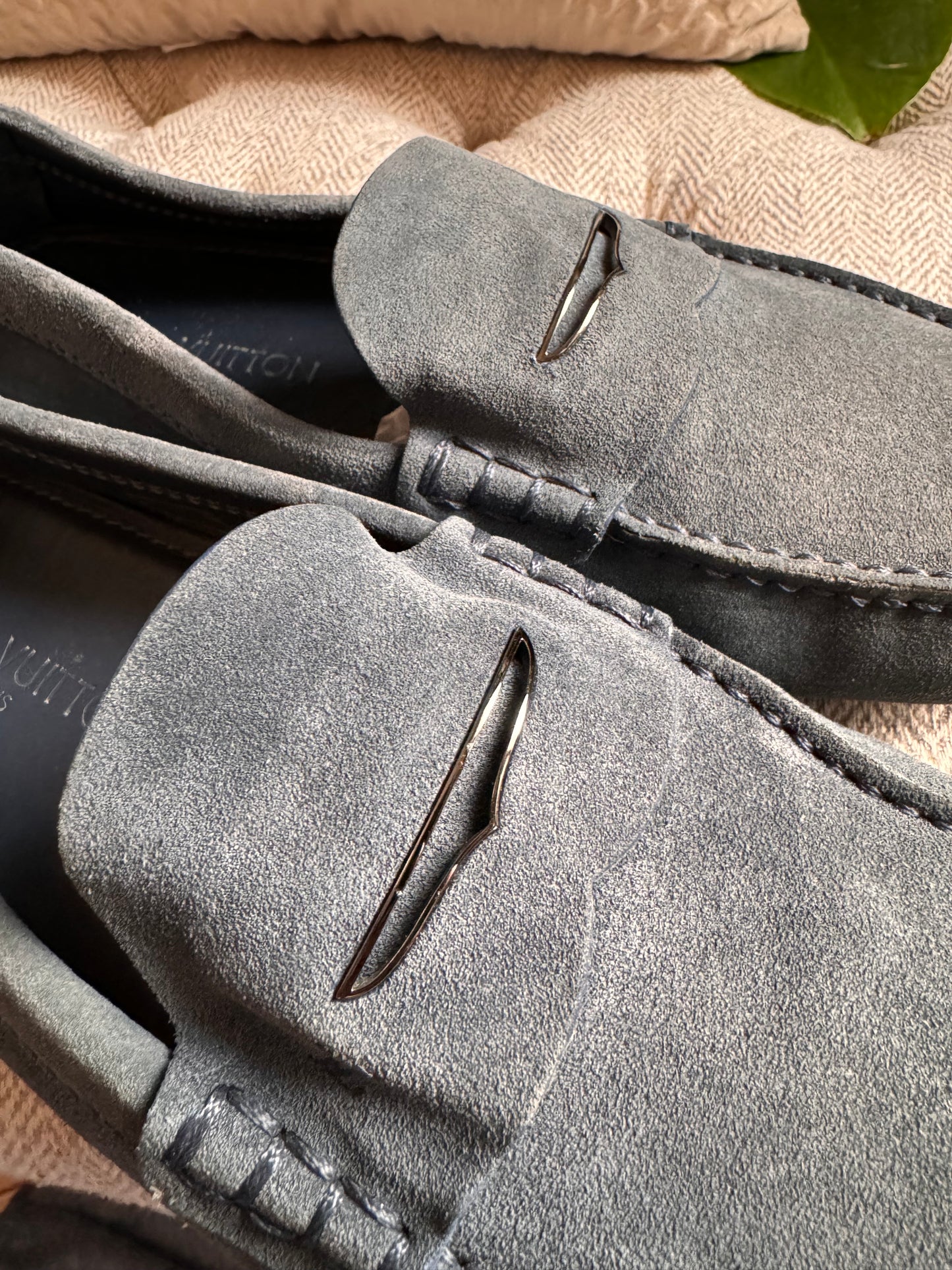 Louis Vuitton Suede Loafers (9.5 Men)