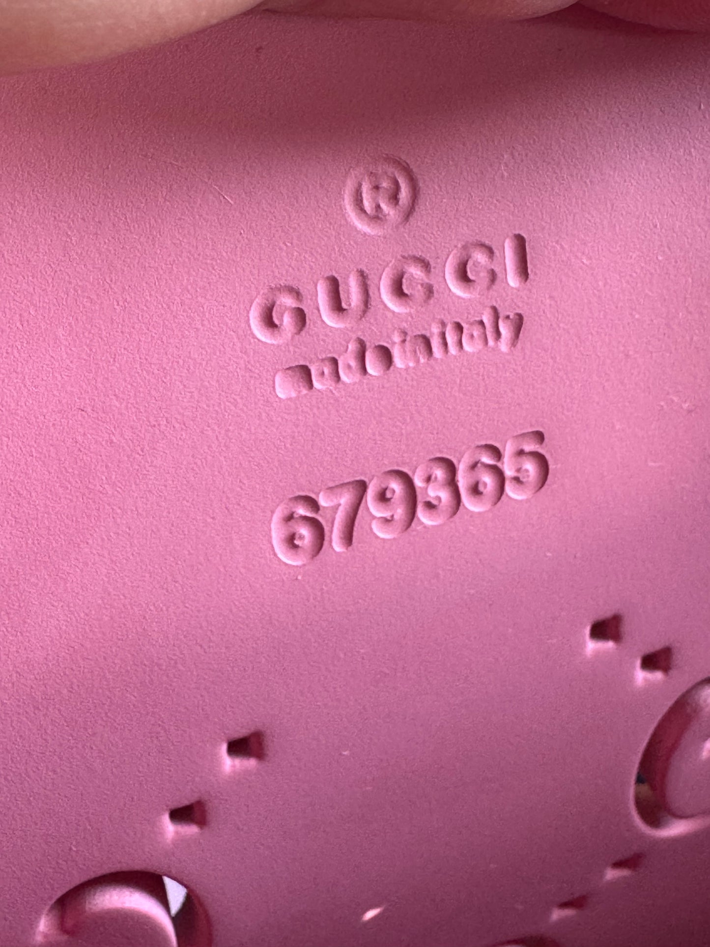 Gucci Rubber tote-PINK