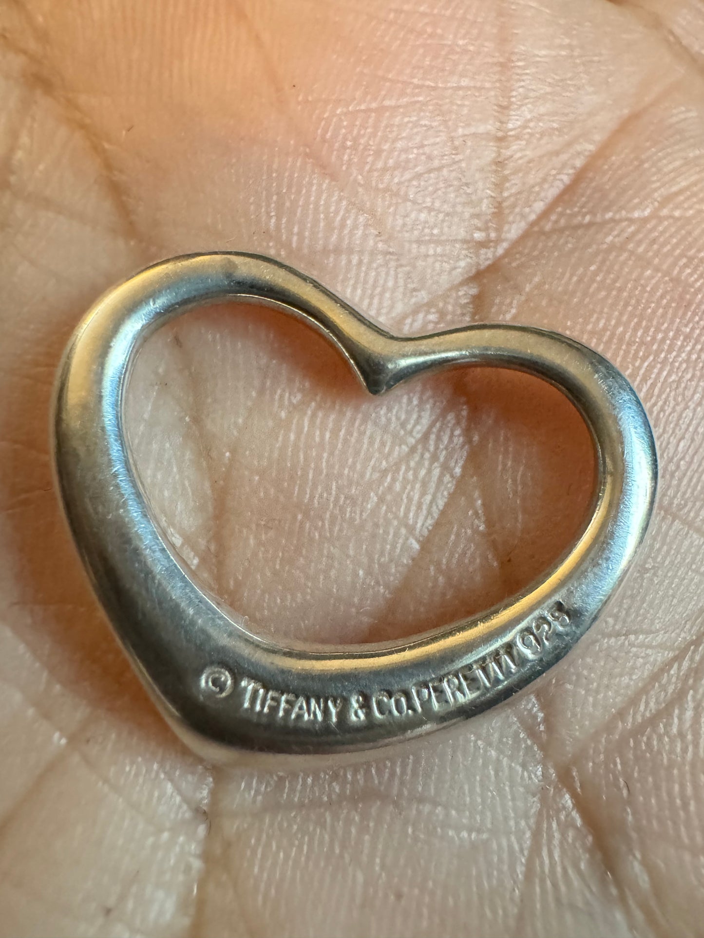 Tiffany&Co Elsa Peretti Open Heart Pendant