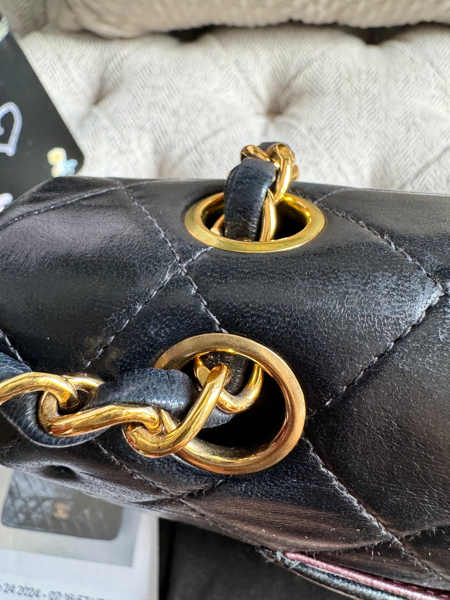 Chanel Vintage Double Flap in Lambskin