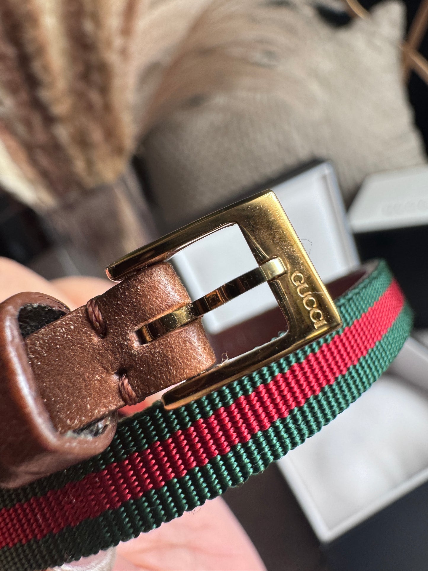 Gucci Vintage Web Strap Watch